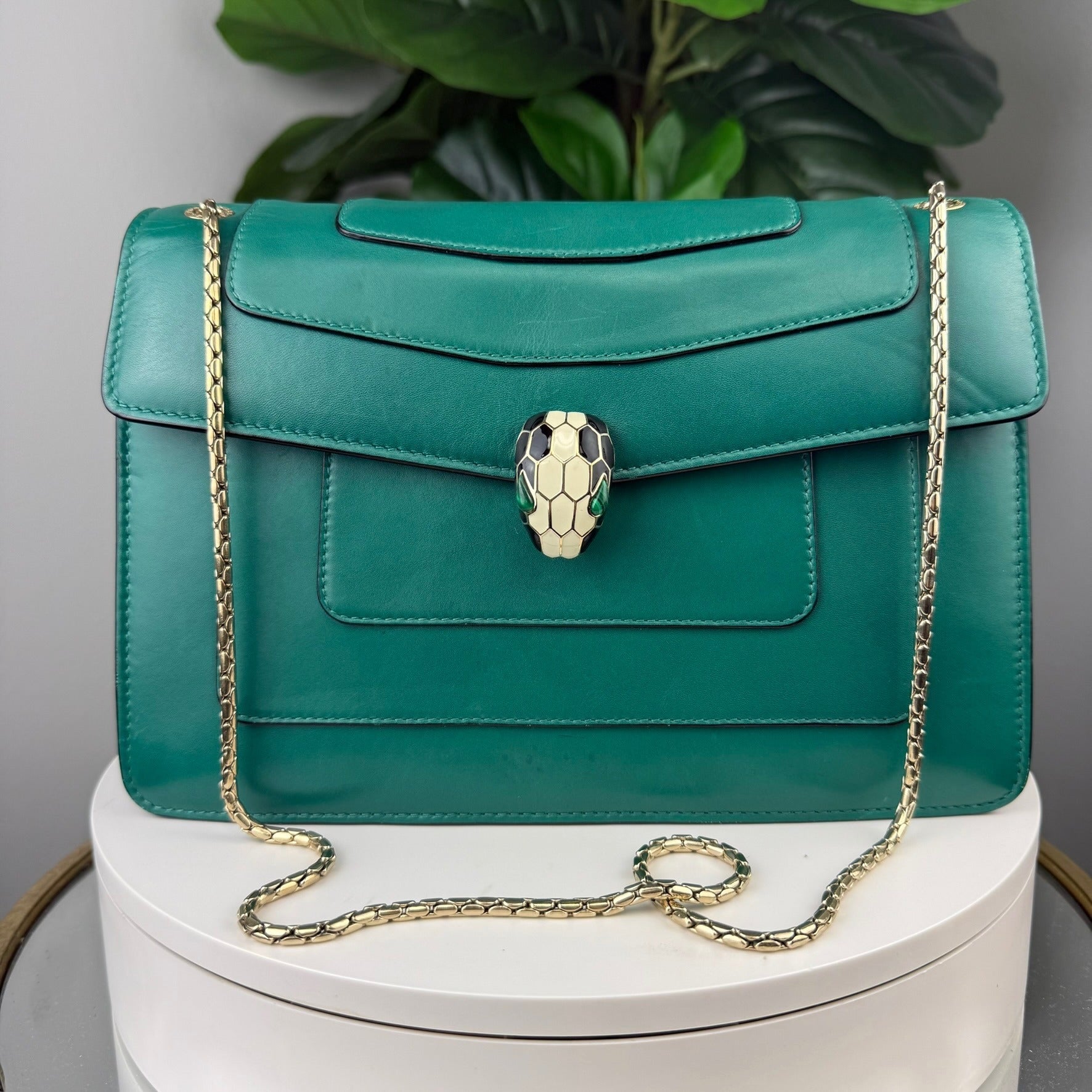 Authentic Bulgari Serpenti Forever Shoulder Bag
