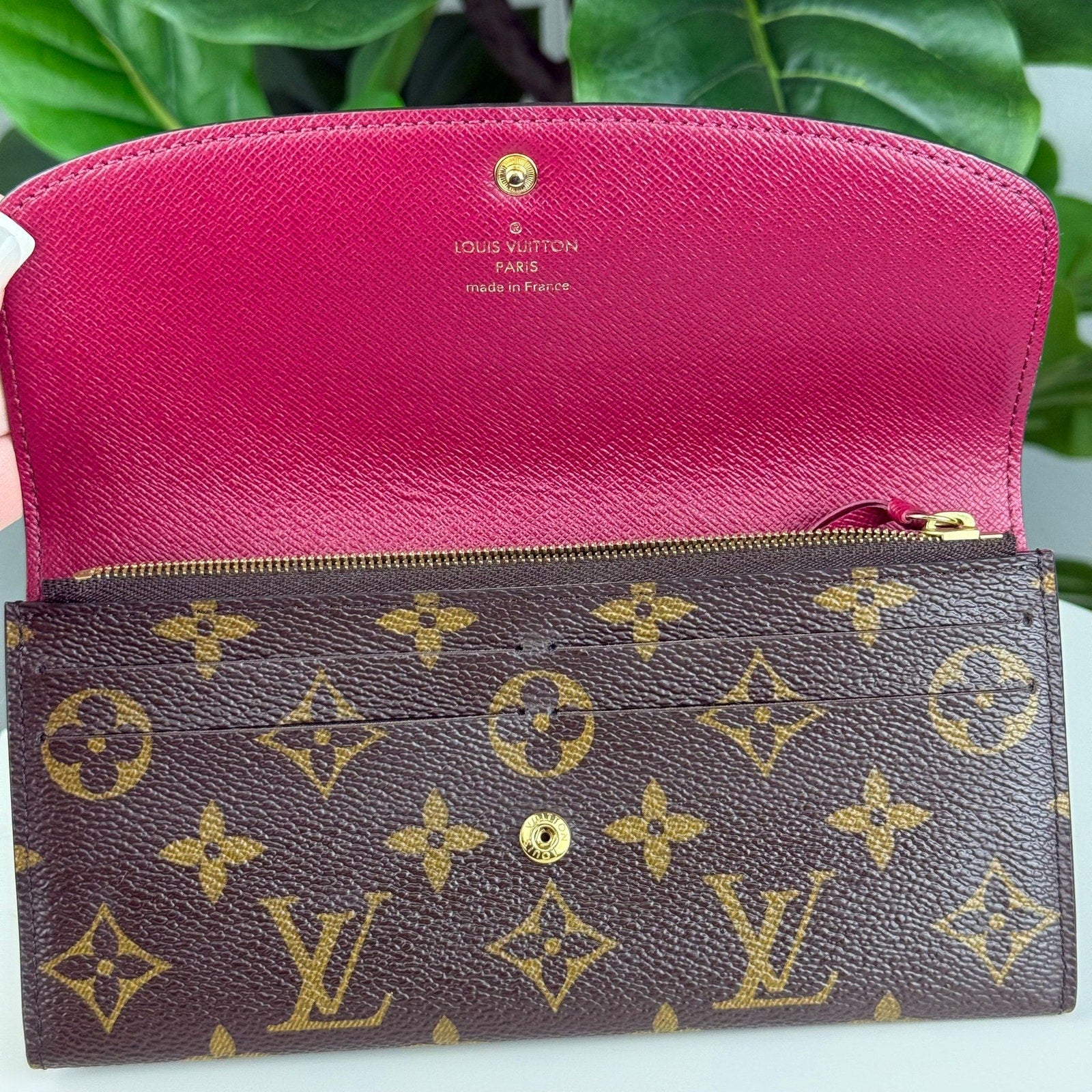 Authentic Louis Vuitton Emilie Long Wallet