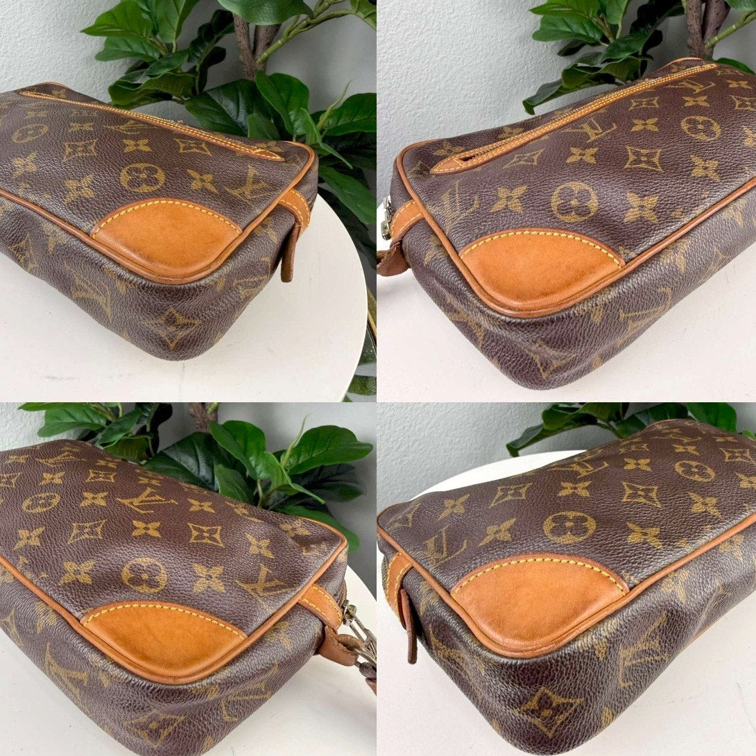 Authentic Louis Vuitton Monogram Marly Dragonne GM Clutch Bag