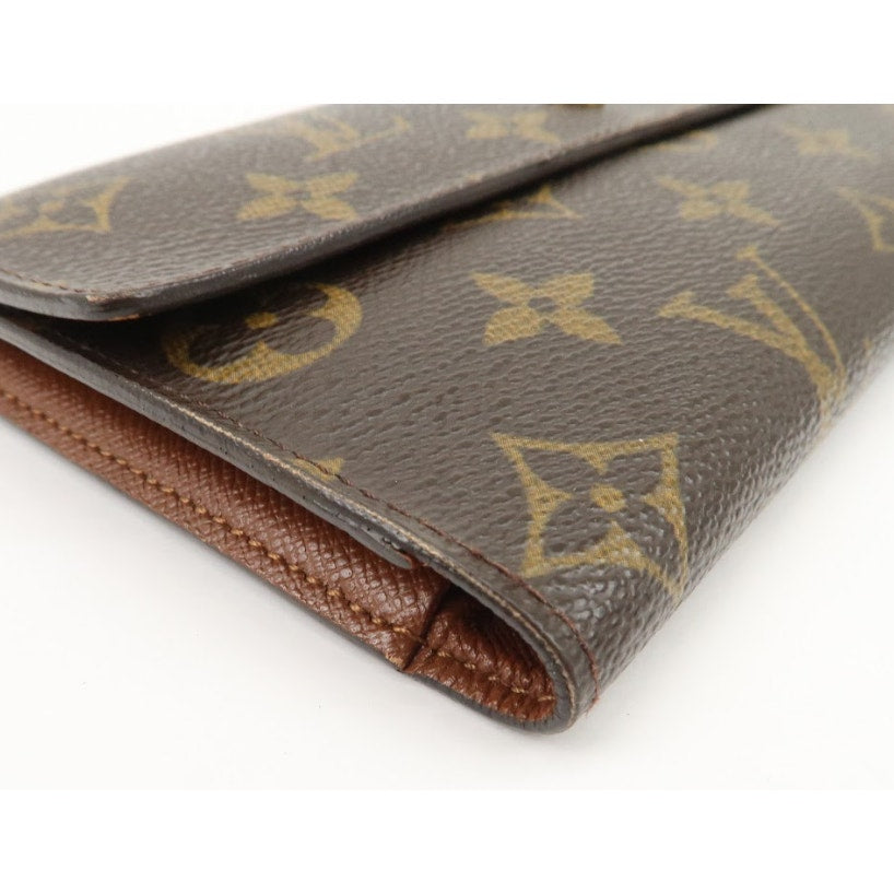 Authentic Louis Vuitton Monogram Portefeuille International Wallet