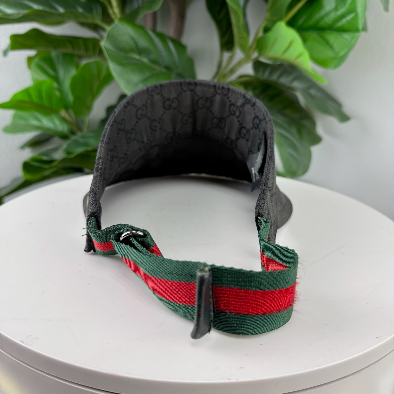 Authentic Gucci GG Pattern Visor Cap