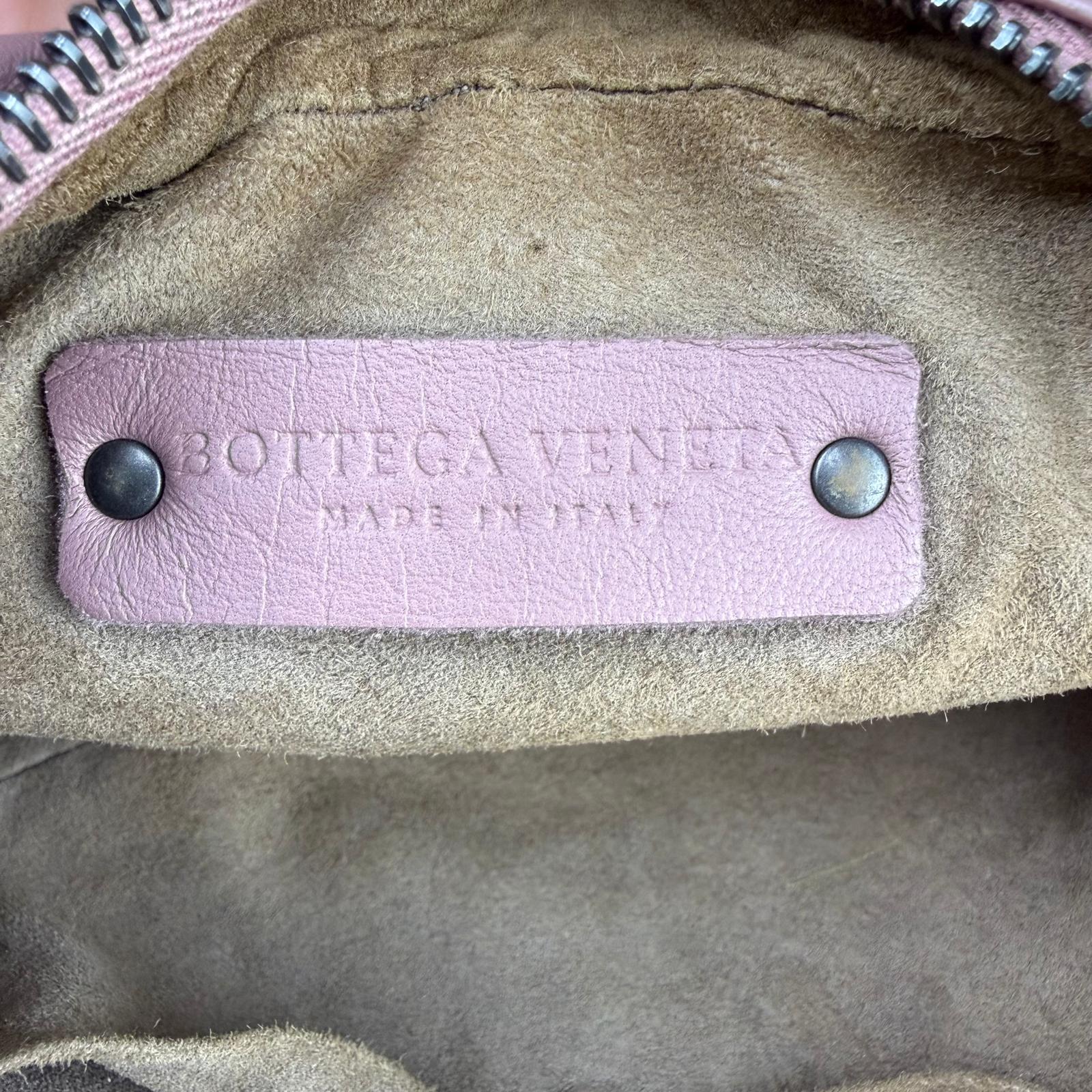 Authentic Bottega Veneta Nappa Intrecciato Belt Bag Mauve Pink - Certificate of Authenticity Included