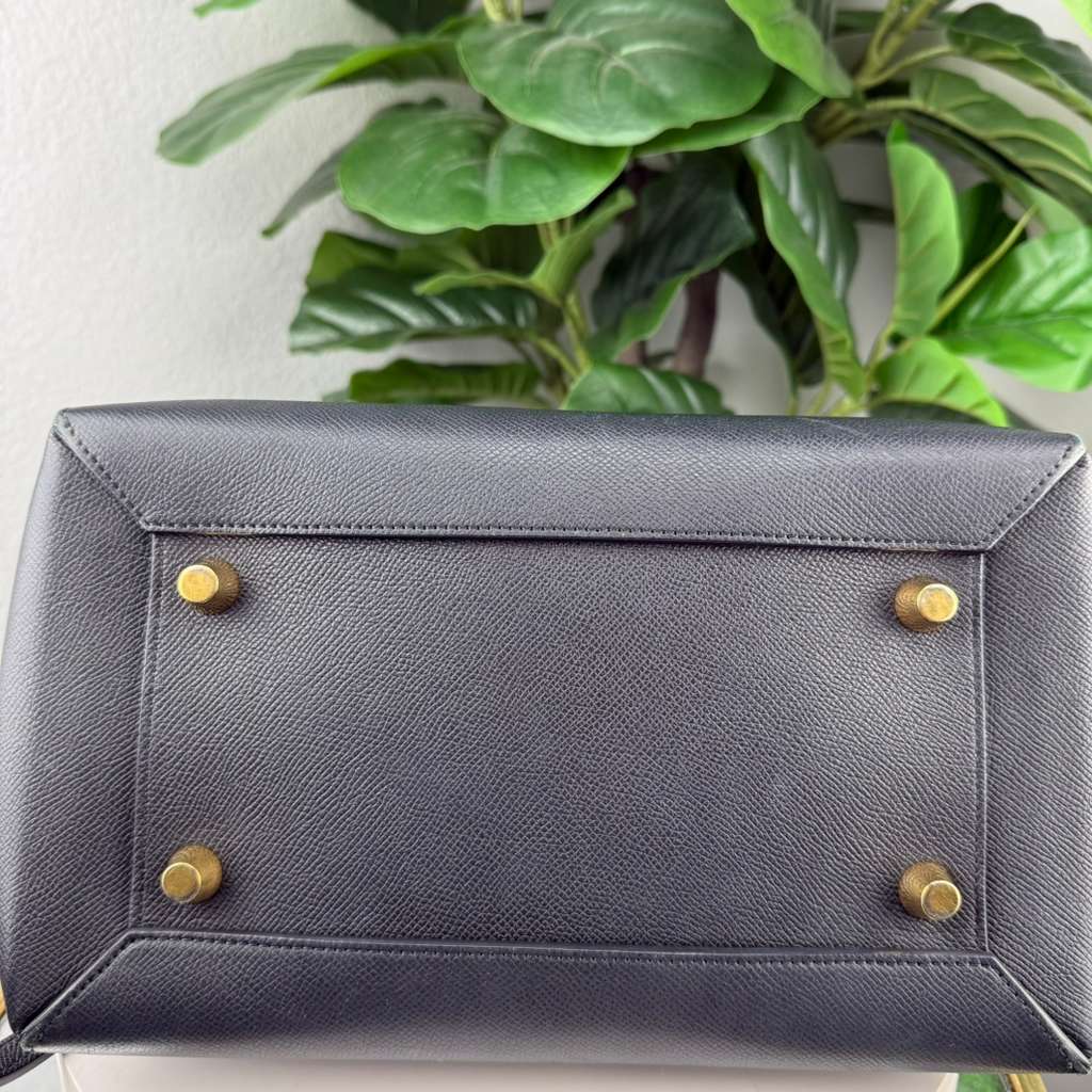 Authentic Celine Black Mini Belt Bag