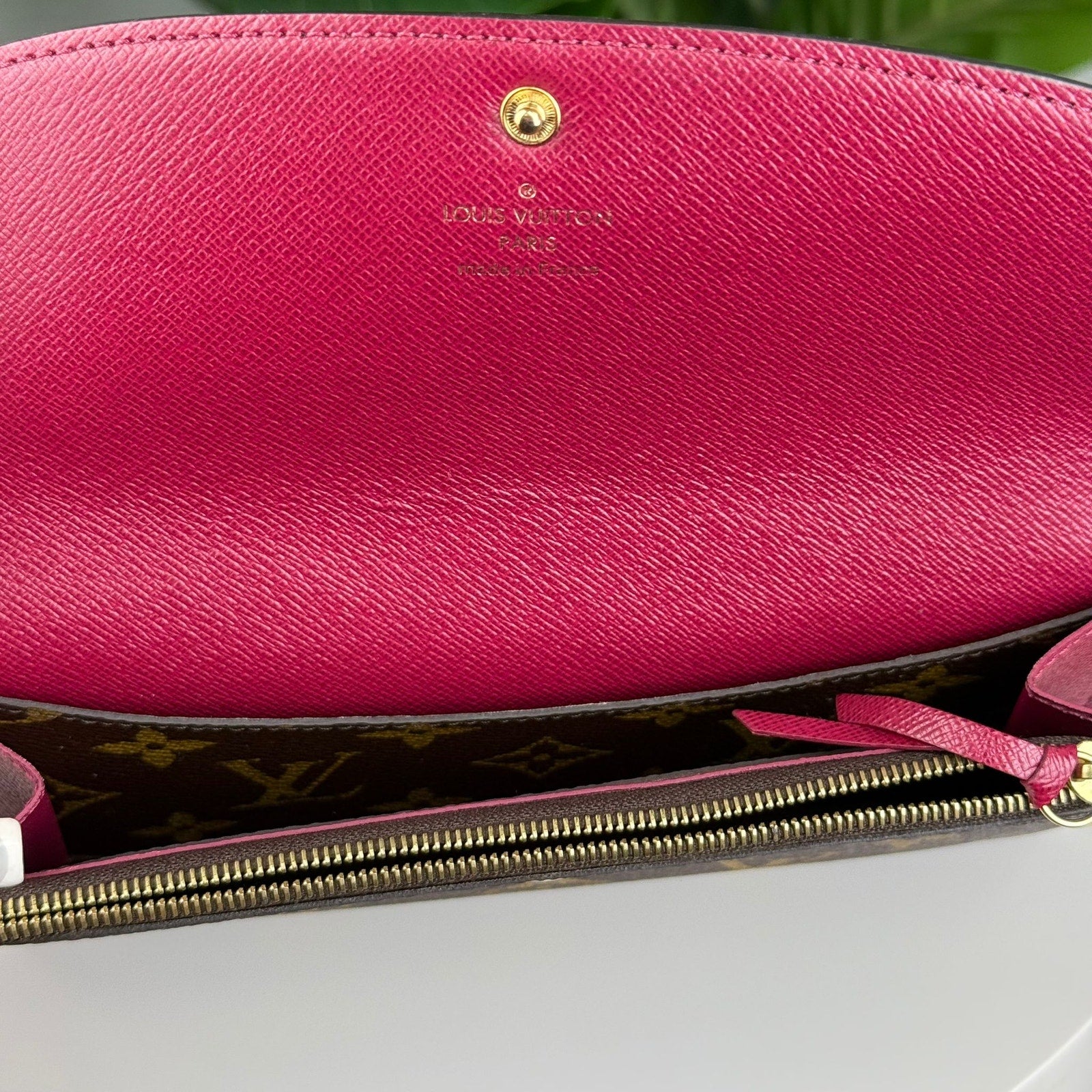 Authentic Louis Vuitton Emilie Long Wallet