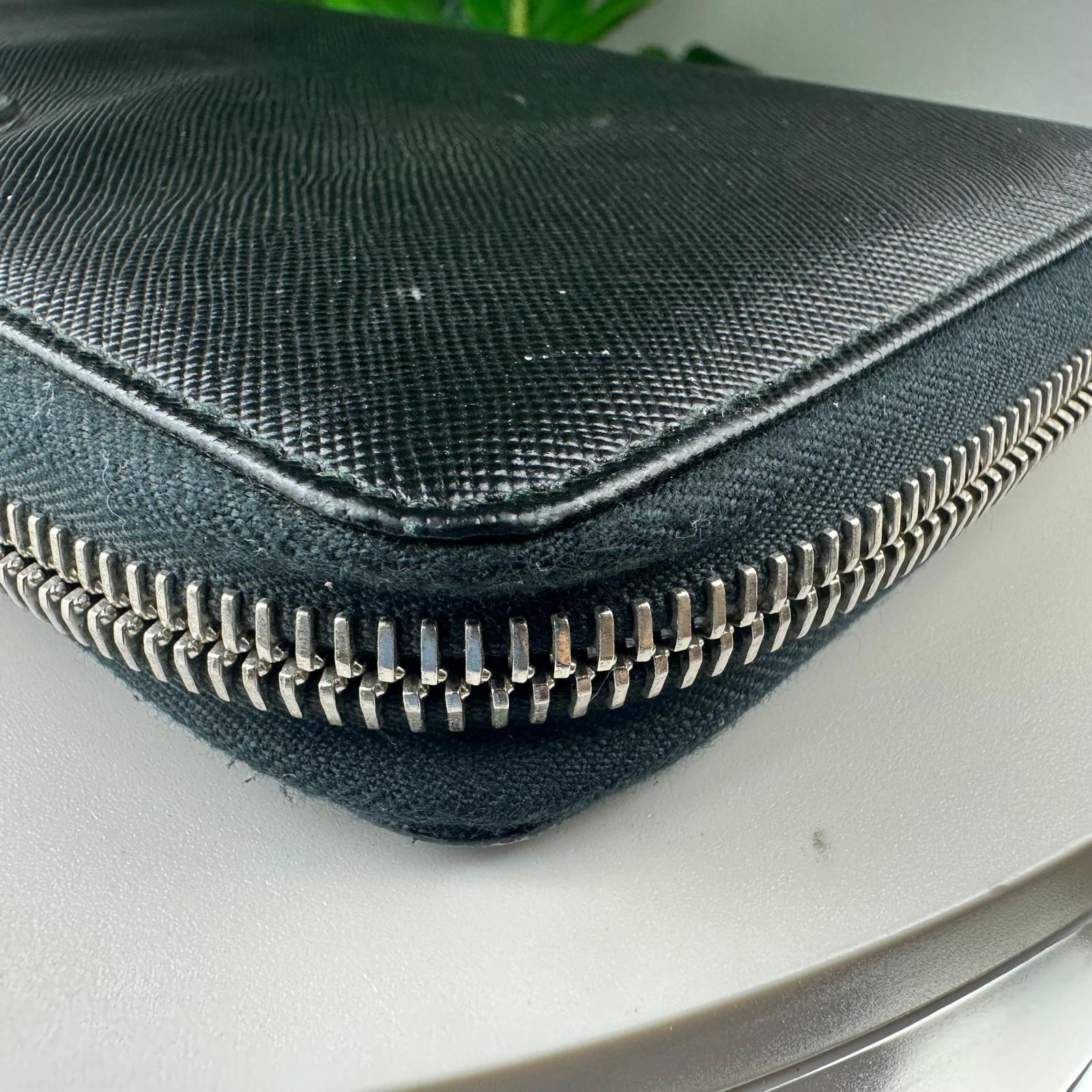 💎✨Authentic Prada Large Black Saffiano Leather Wallet