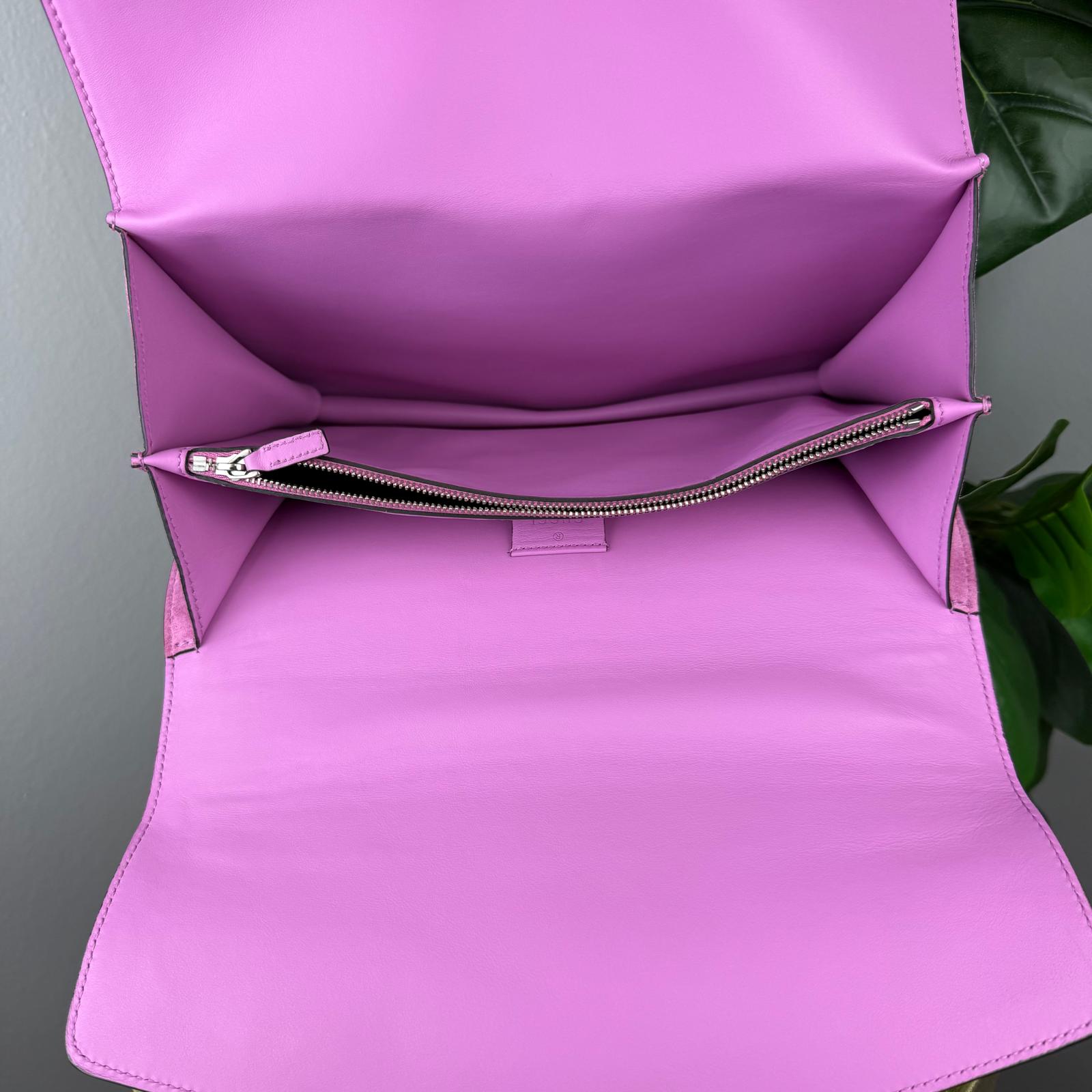 LIMITED EDITION Gucci Dionysus Pink Suede Shoulder Bag