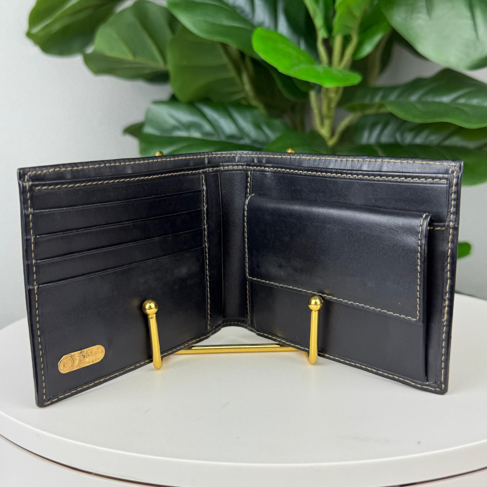 Authentic Fendi Zucca Bi-Fold Men's Wallet