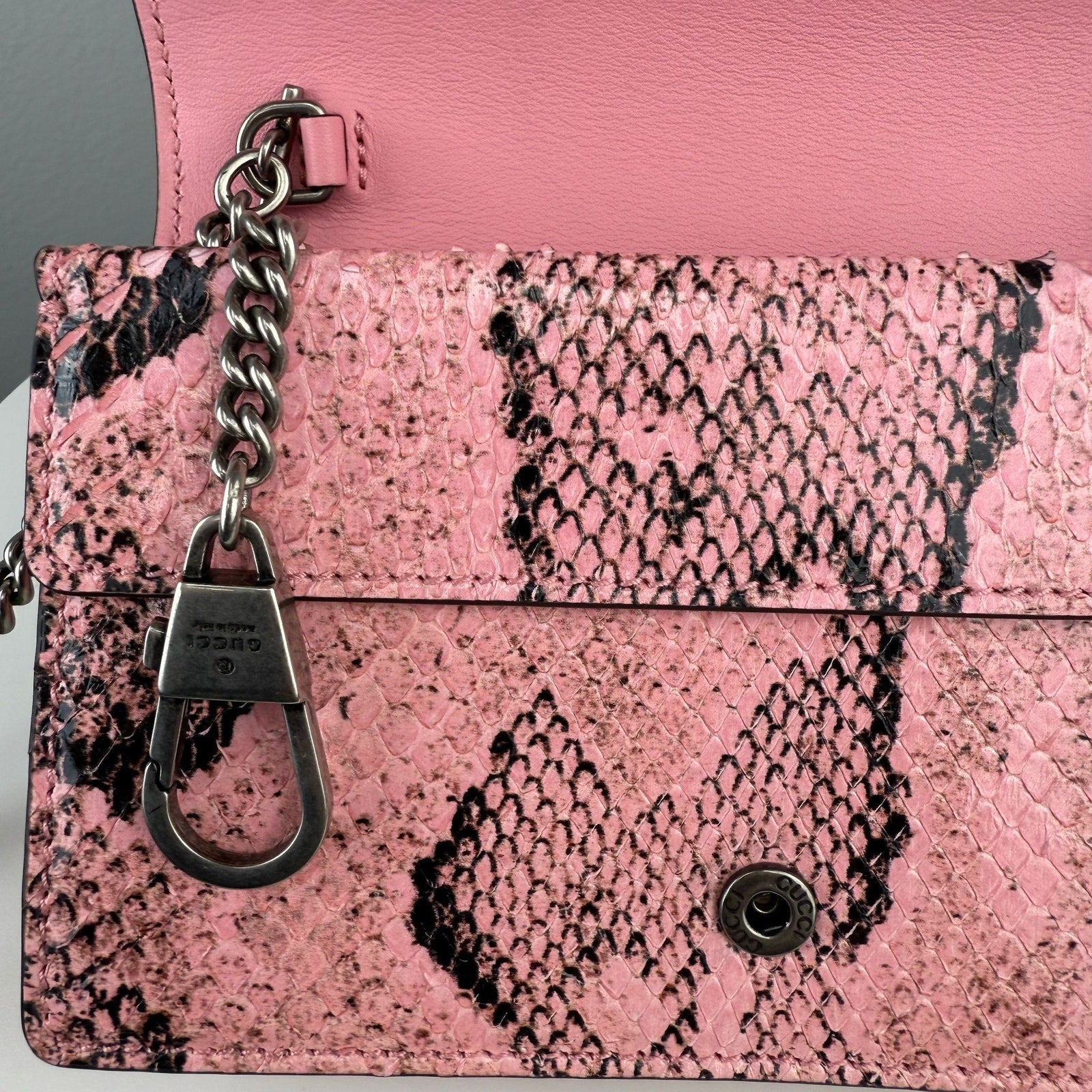 Authentic Gucci Dionysus Super Mini Python Bag