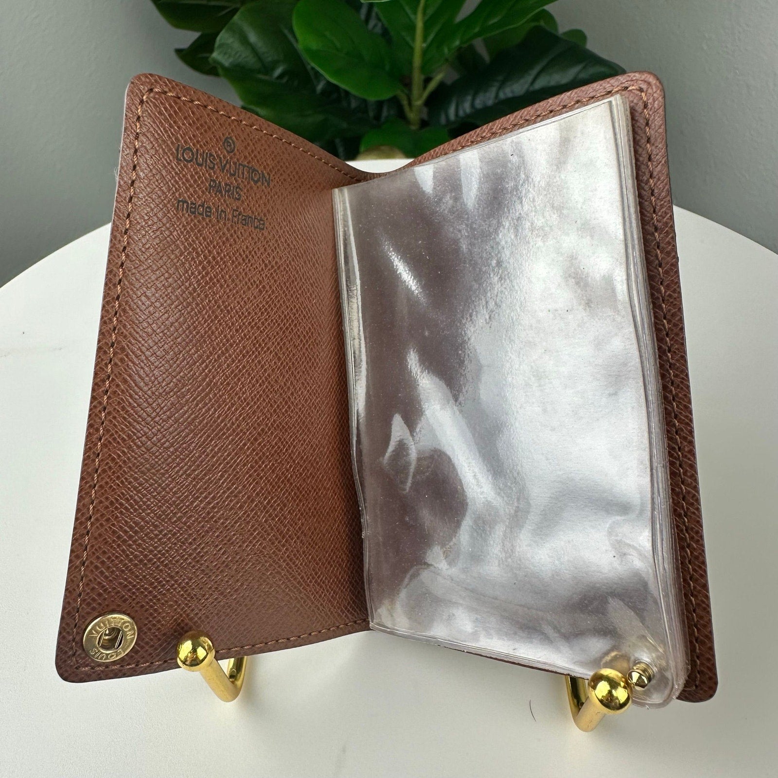 💎Authentic Louis Vuitton Monogram Credit Card Photo Holder