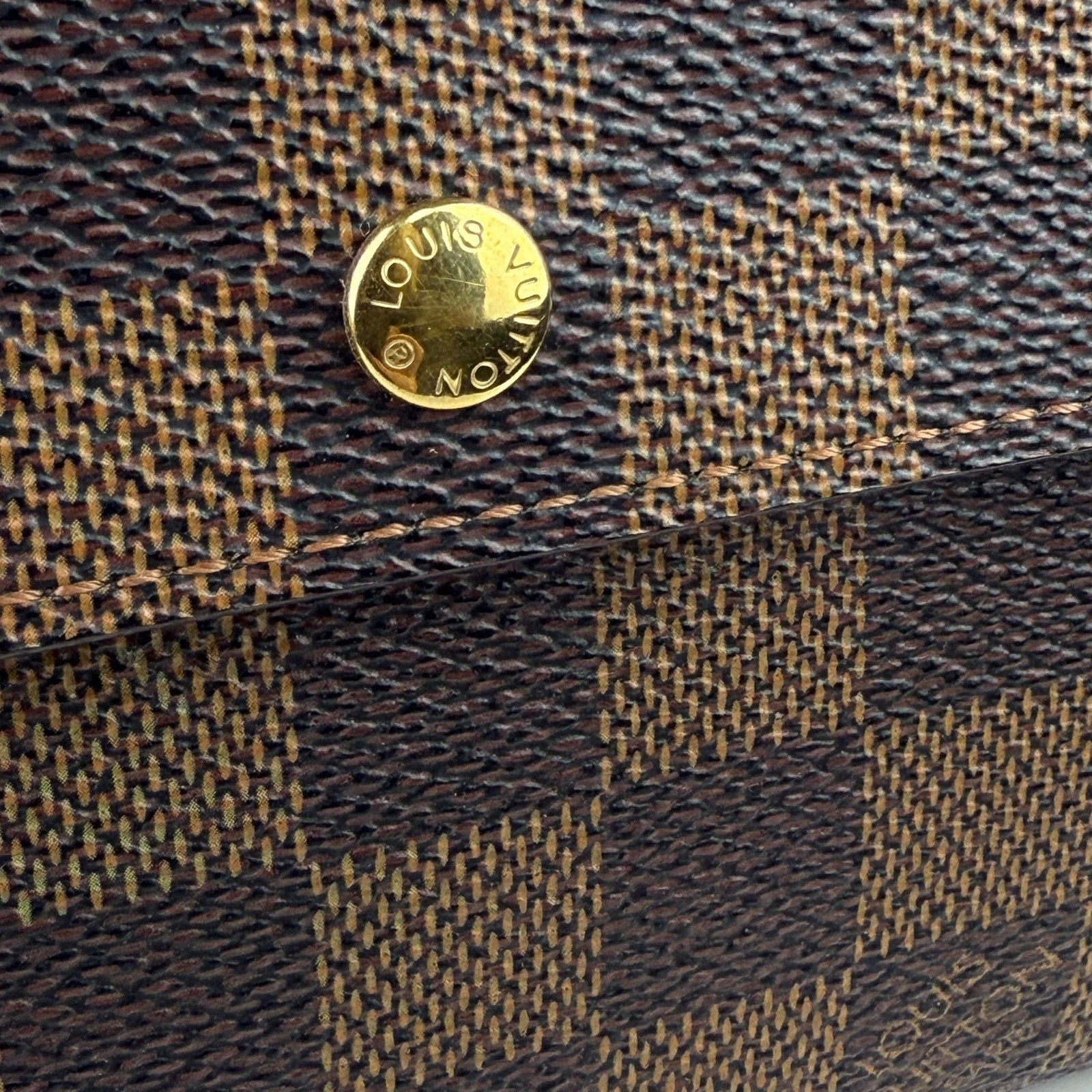Authentic Louis Vuitton Damier Porte Tresor Etui Papiers Wallet