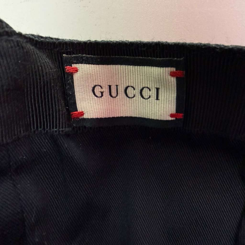 Authentic Gucci Cap Black Polyester