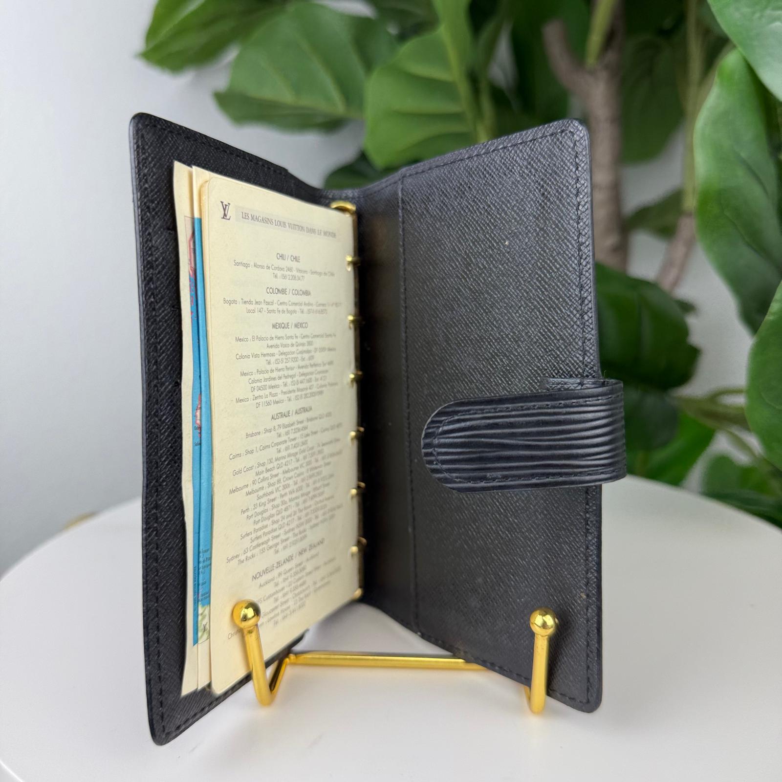 Authentic Louis Vuitton Epi Leather PM Agenda Diary Cover