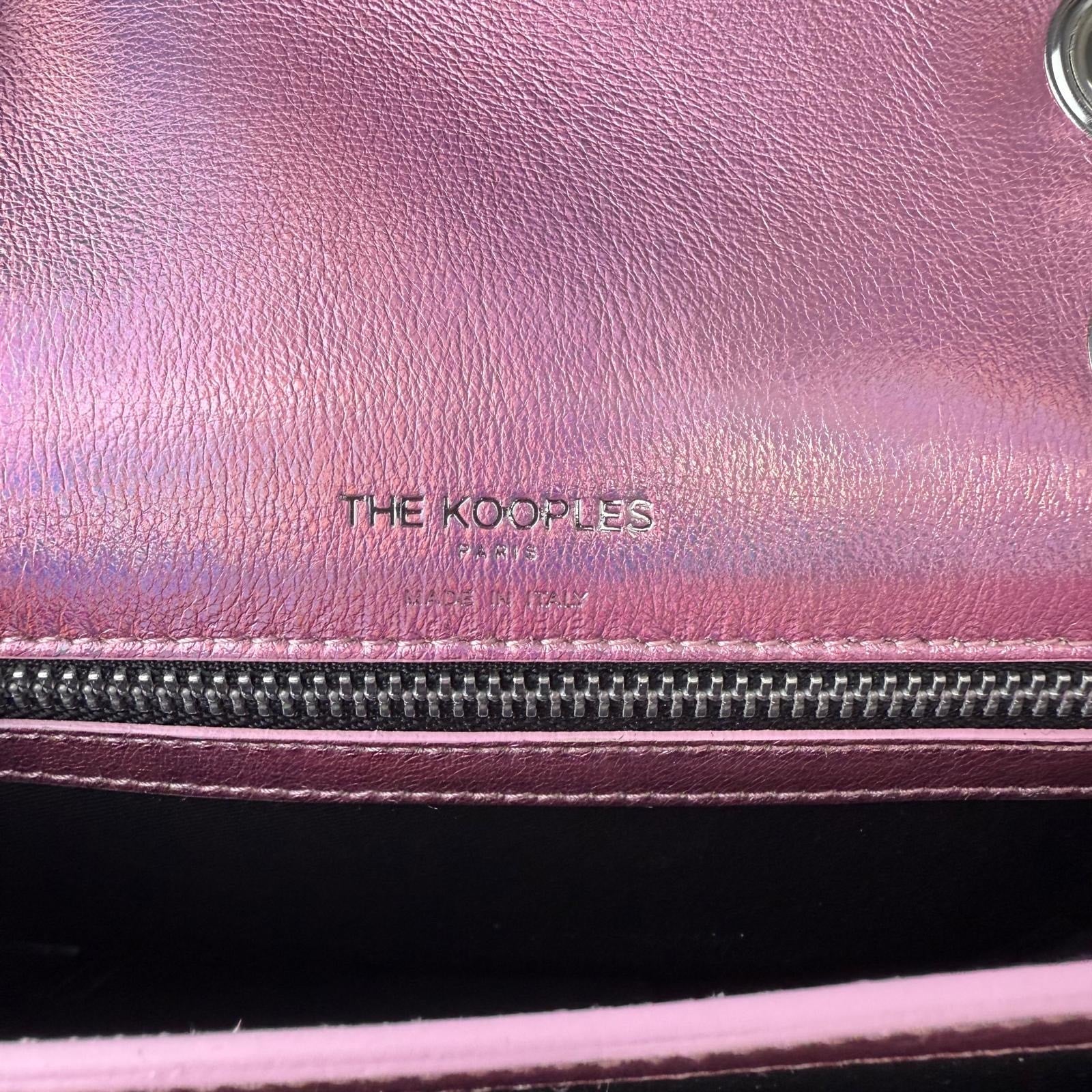 💎Authentic Kooples Emily Iridescent Leather Chain Bag