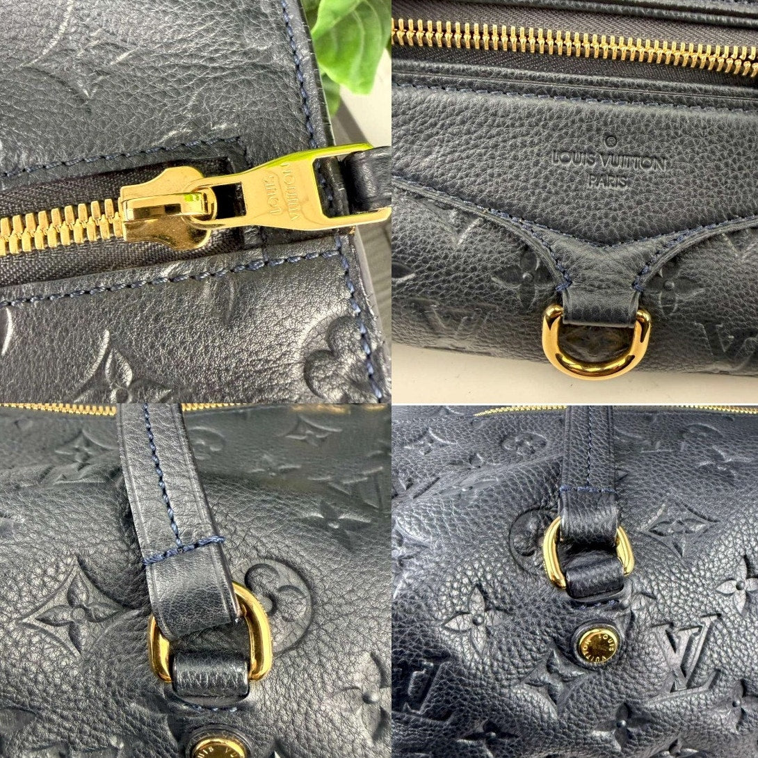 Authentic Louis Vuitton Lumineuse PM Monogram Empreinte Leather Bag