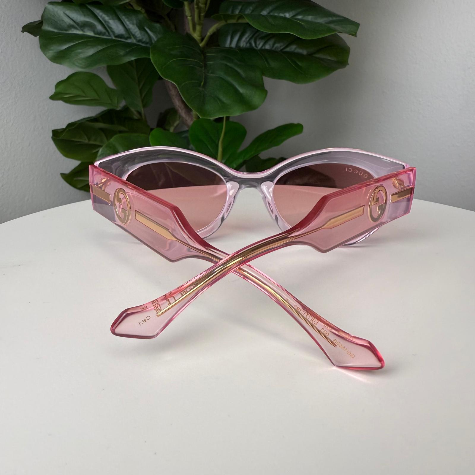 Gucci Eyewear Cat-Eye Sunglasses Pink