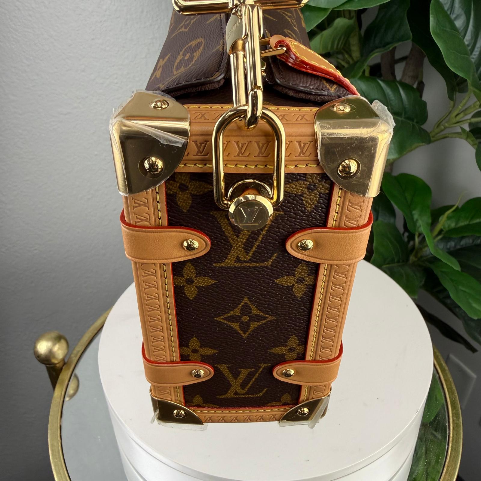 Authentic Louis Vuitton Monogram Side Trunk MM Bag