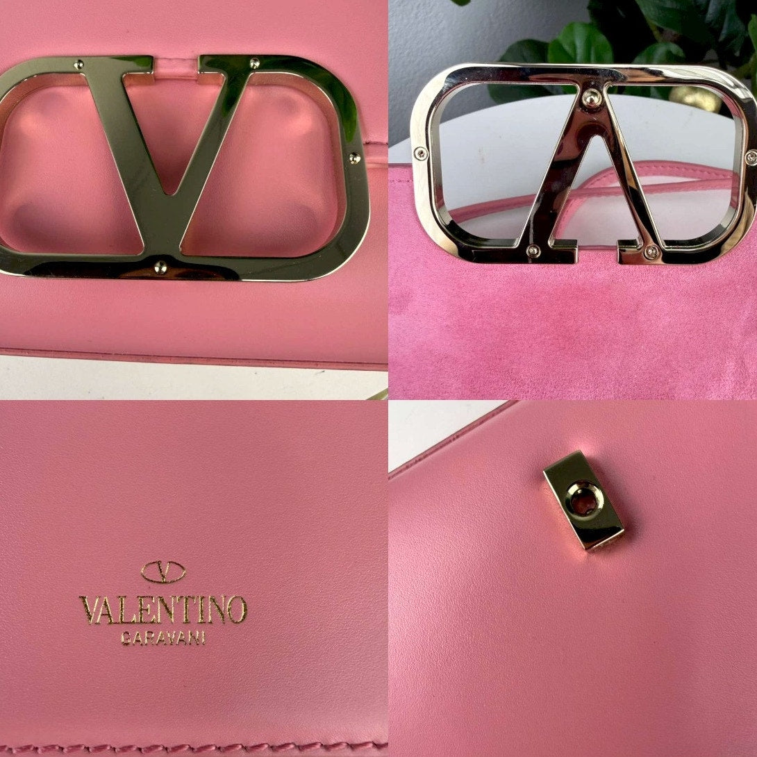 Authentic Valentino Garavani Small VLogo Crossbody Bag