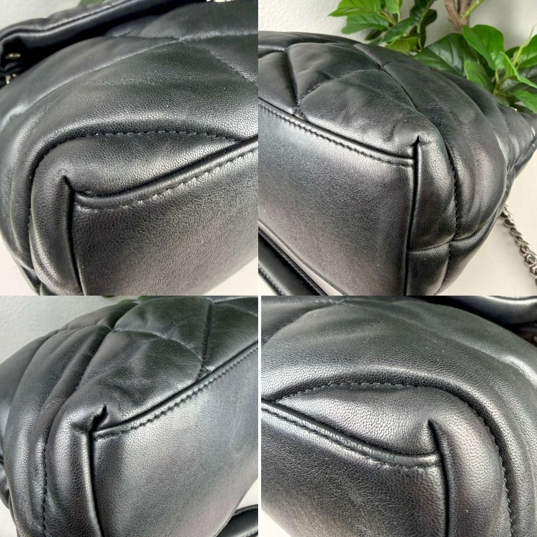 Authentic Saint Laurent Loulou Puffer Shoulder Bag YSL