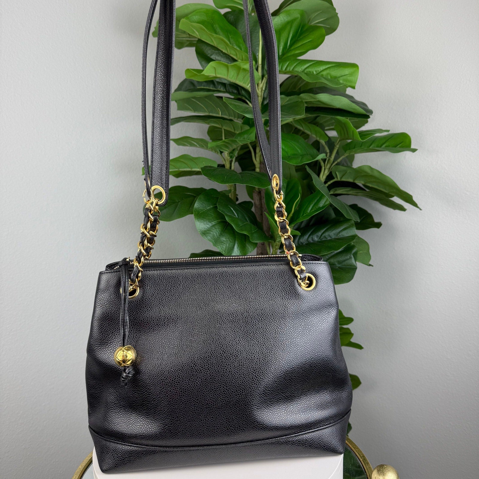 Authentic CHANEL COCO Mark Chain Shoulder Bag