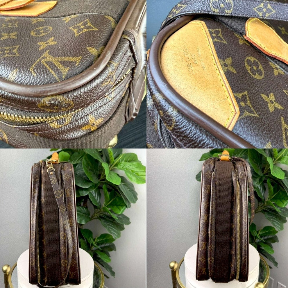 Authentic Louis Vuitton Monogram Canvas Satellite 53 Soft Suitcase