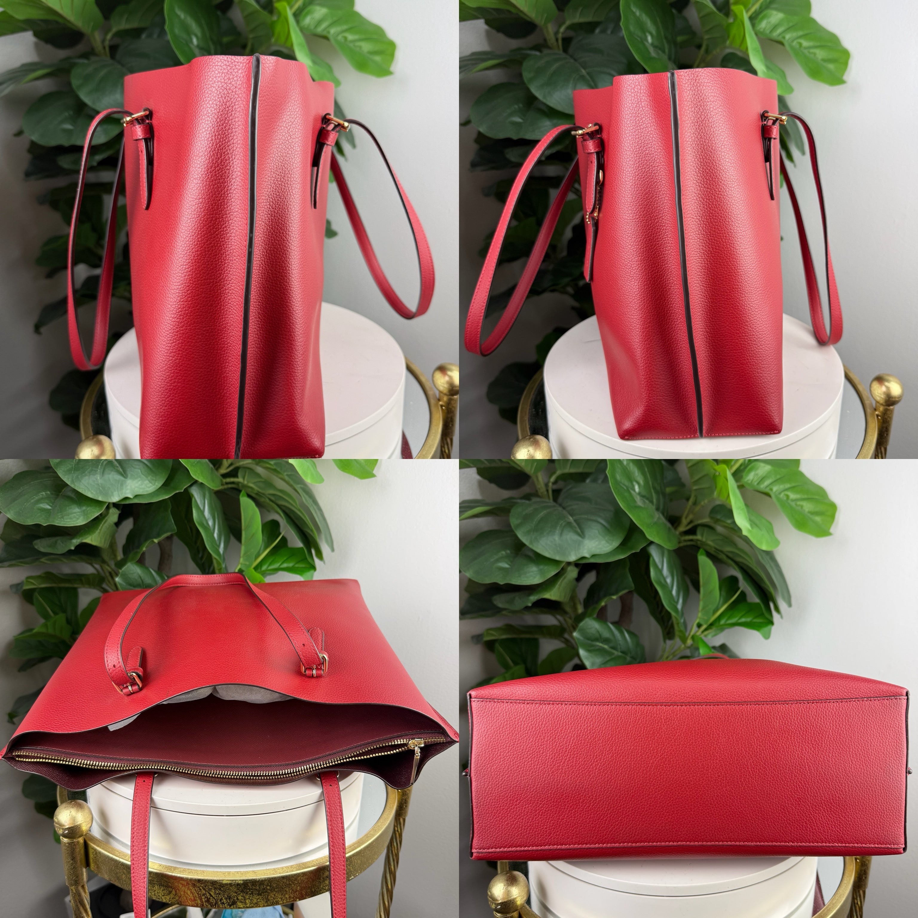 Authentic Coach Extra Large Tote Bag Red