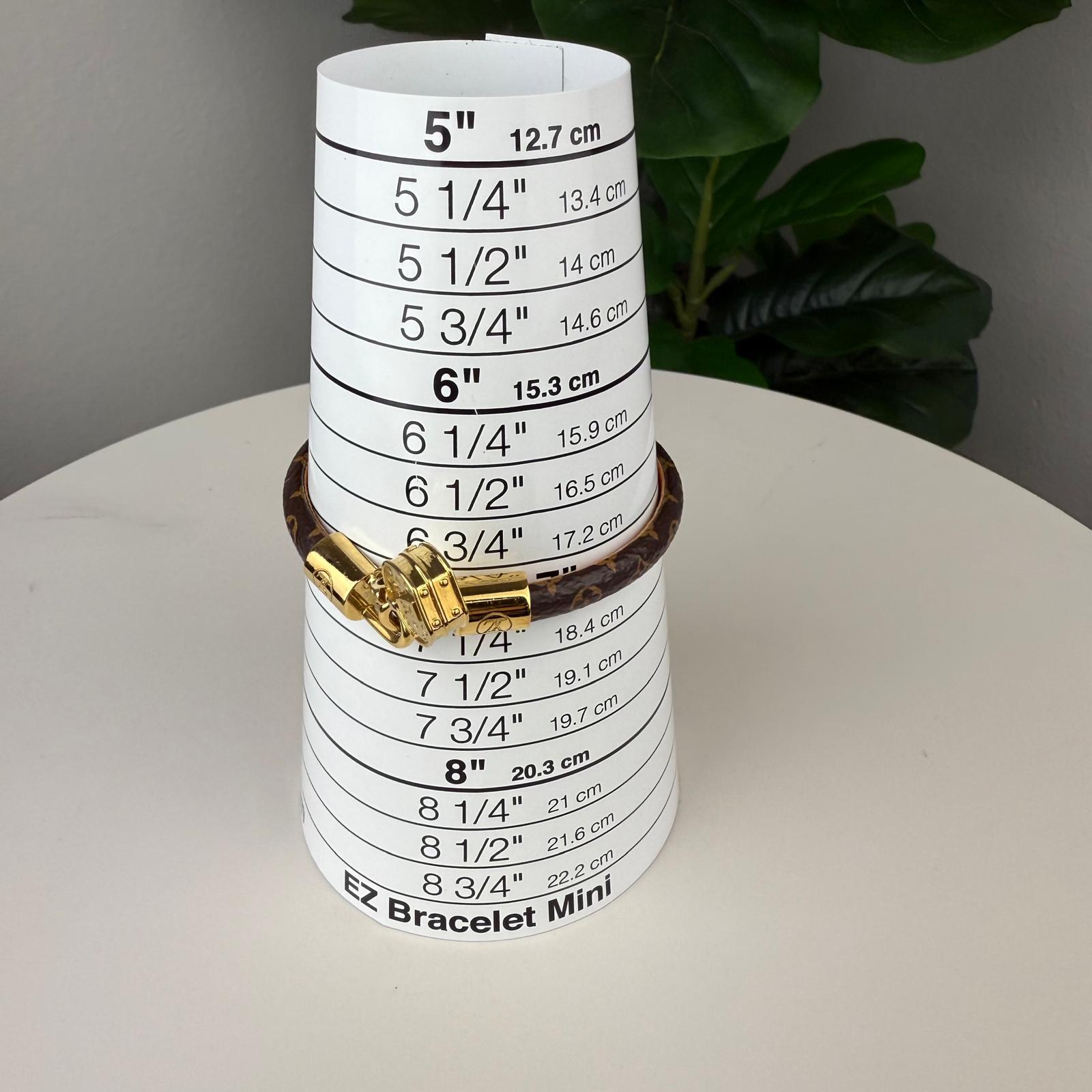 💎Authentic Louis Vuitton Monogram Bracelet LV Tribute.