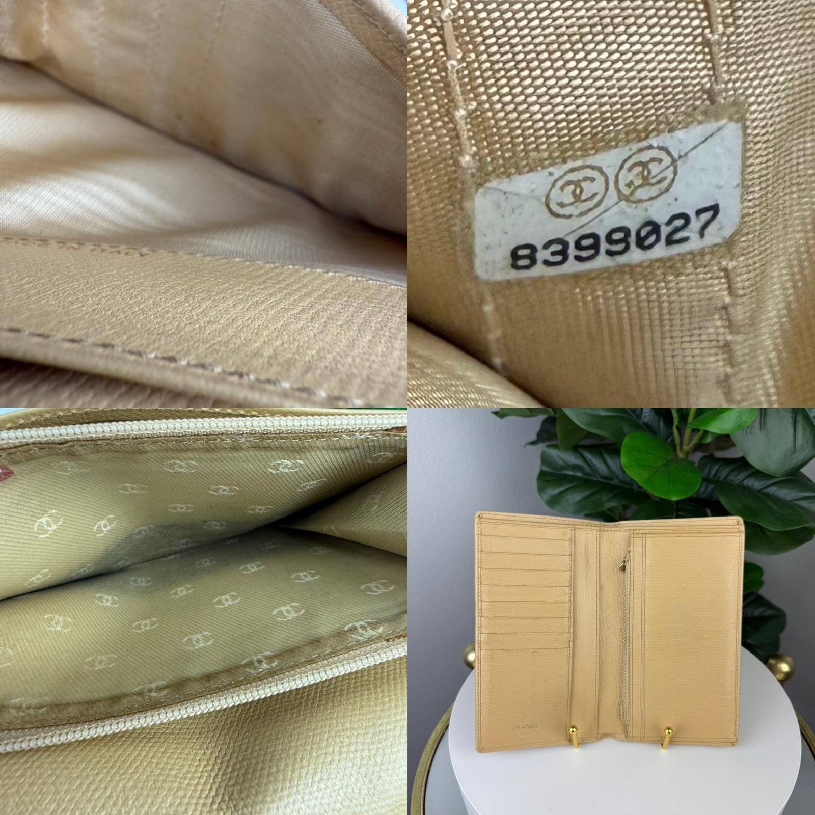 Authentic Chanel Classic Flap Long Wallet