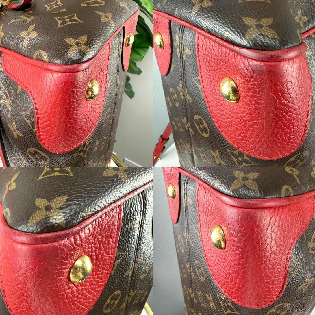 Authentic Louis Vuitton Monogram Retiro NM Poppy Bag