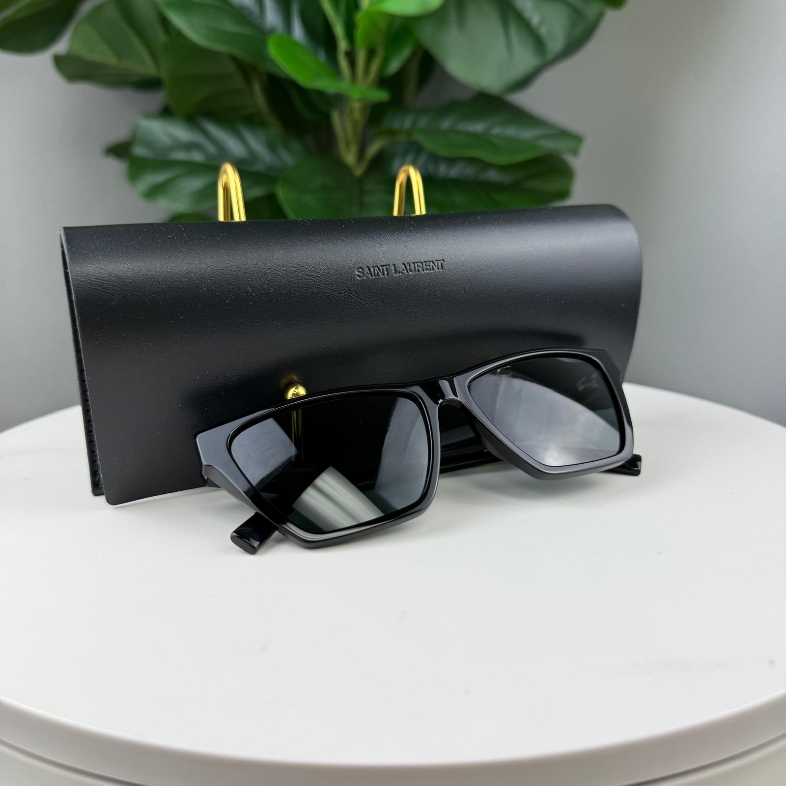 YSL SAINT LAURENT EYEWEAR Cat-Eye Acetate Sunglasses