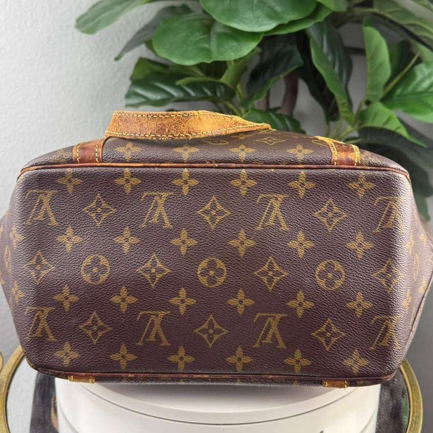 Authentic Louis Vuitton Monogram Canvas Sac Shopping Tote Bag