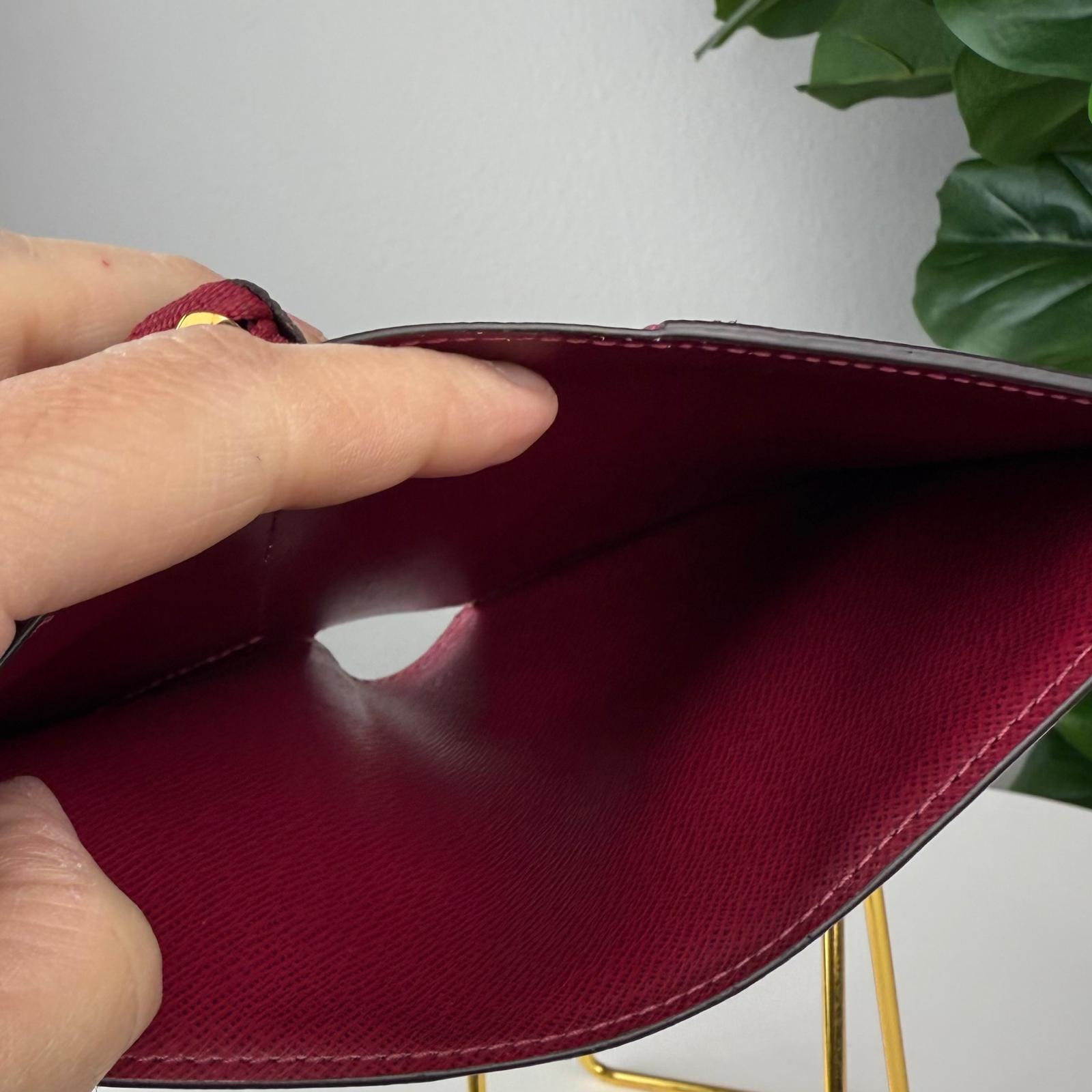 💎Authentic Louis Vuitton Monogram Portefeuille Juliet Bifold Wallet Fuchsia