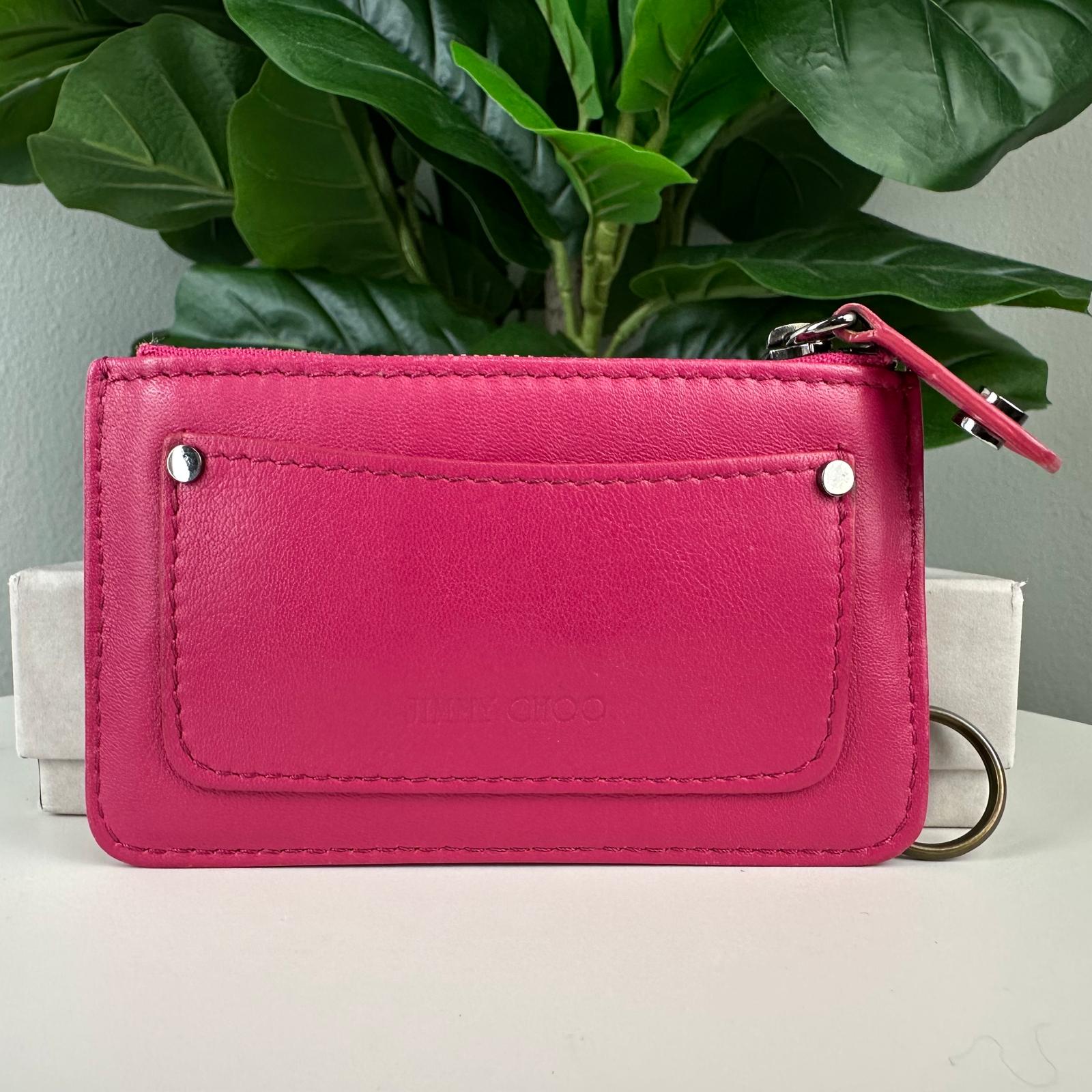 Authentic Jimmy Choo Star Studs Coin Wallet