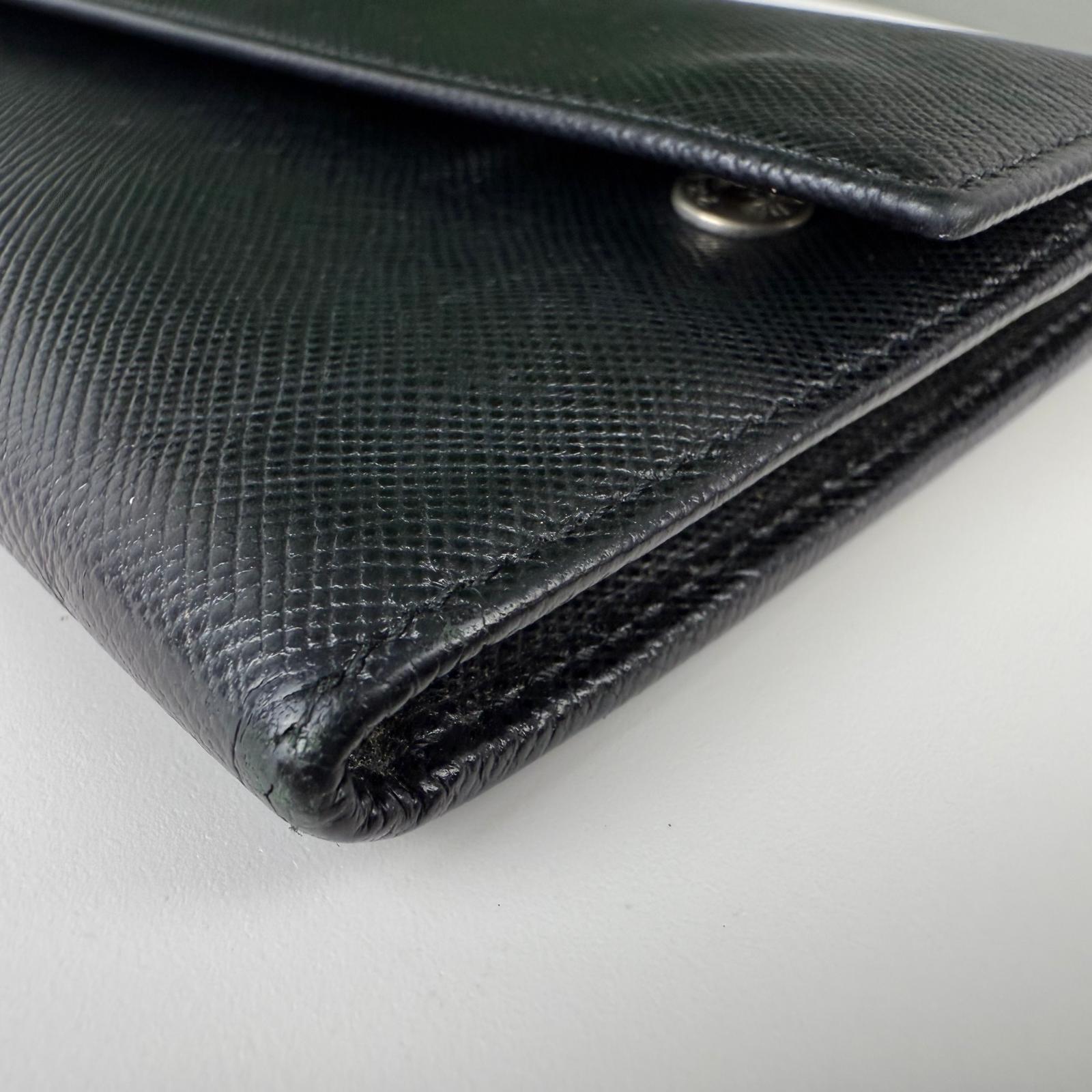 Authentic PRADA Saffiano Leather Black Wallet