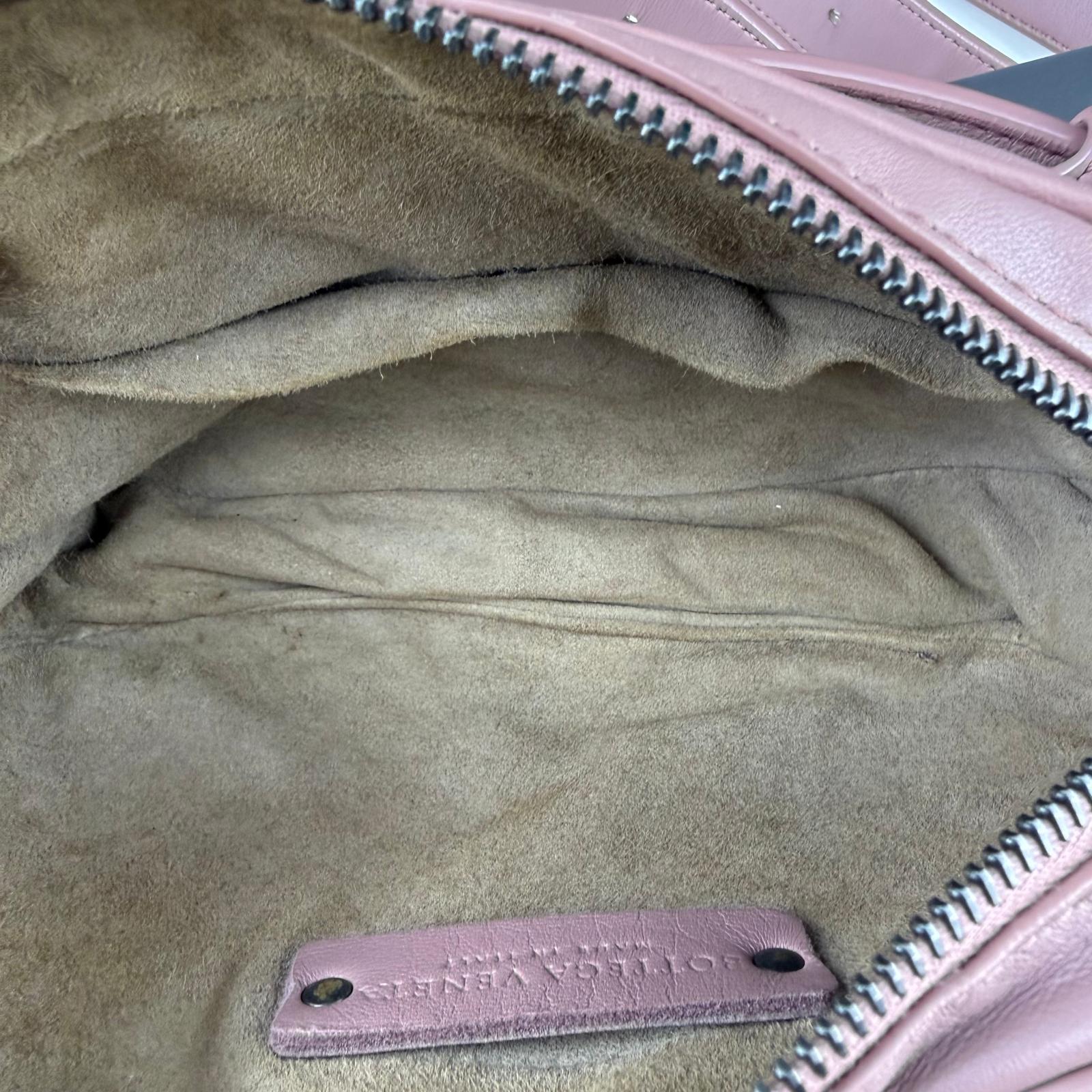 Authentic Bottega Veneta Nappa Intrecciato Belt Bag Mauve Pink - Certificate of Authenticity Included