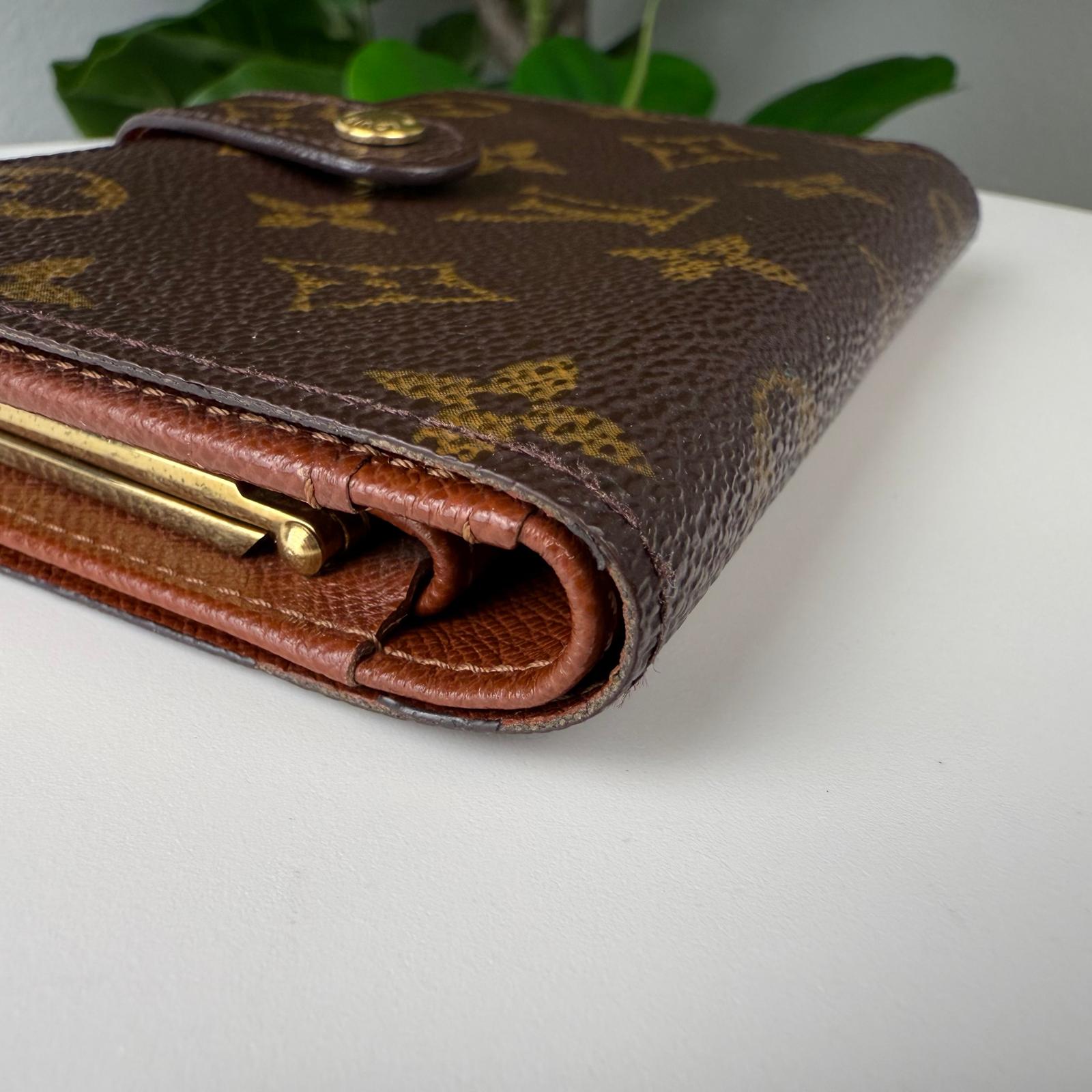 Authentic Louis Vuitton Monogram Porte Monnaie Wallet