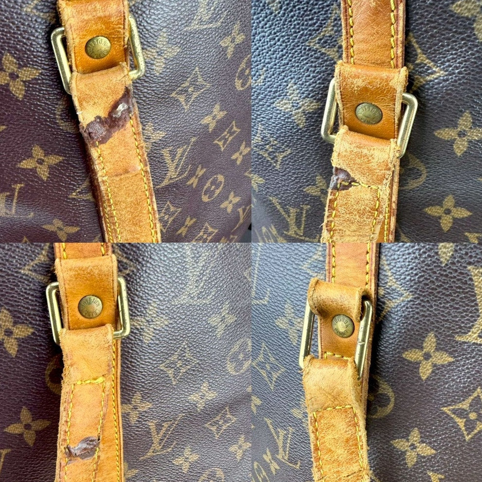 Authentic Louis Vuitton Monogram Sac Shopping Tote Bag -