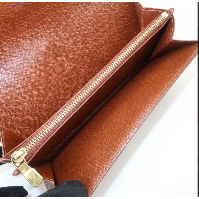 Authentic Louis Vuitton Monogram Portefeuille International Wallet