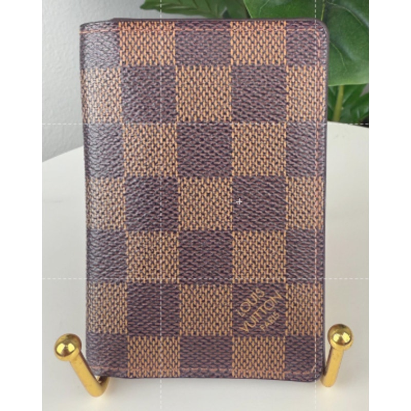 Authentic Louis Vuitton Damier Canvas Ebene Wallet
