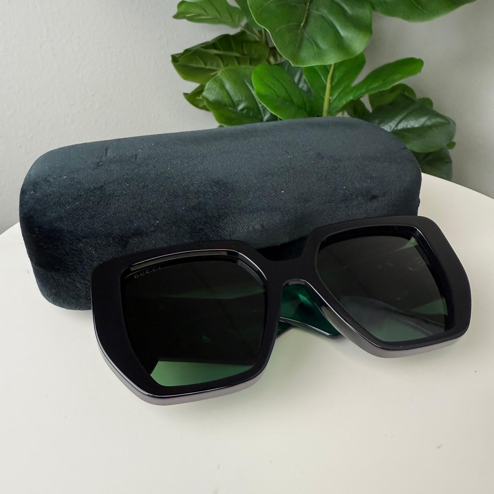 Gucci Eyewear Double G Oversized-frame Sunglasses