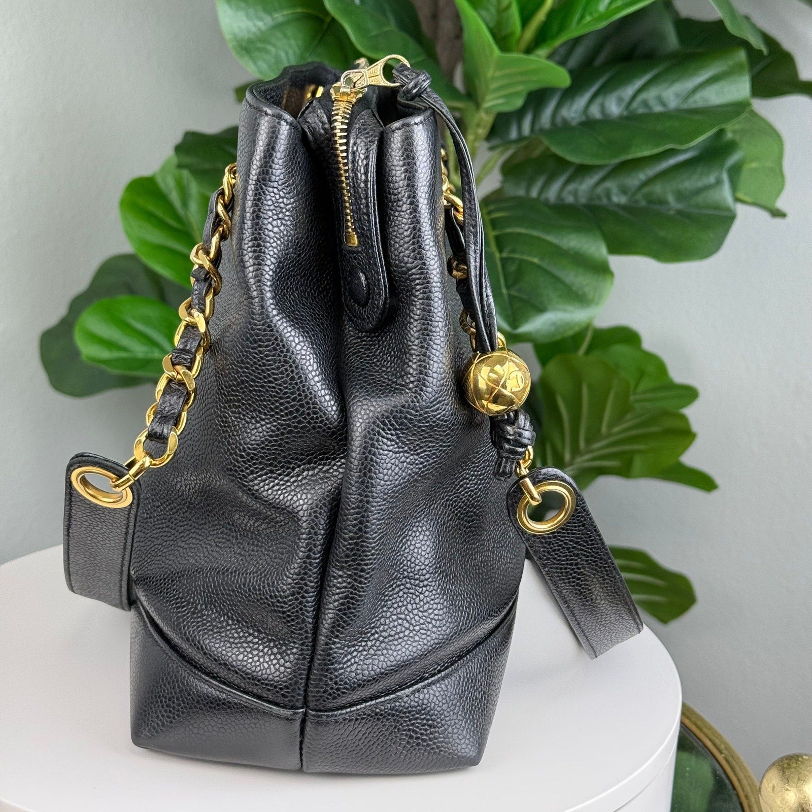 Authentic CHANEL COCO Mark Chain Shoulder Bag