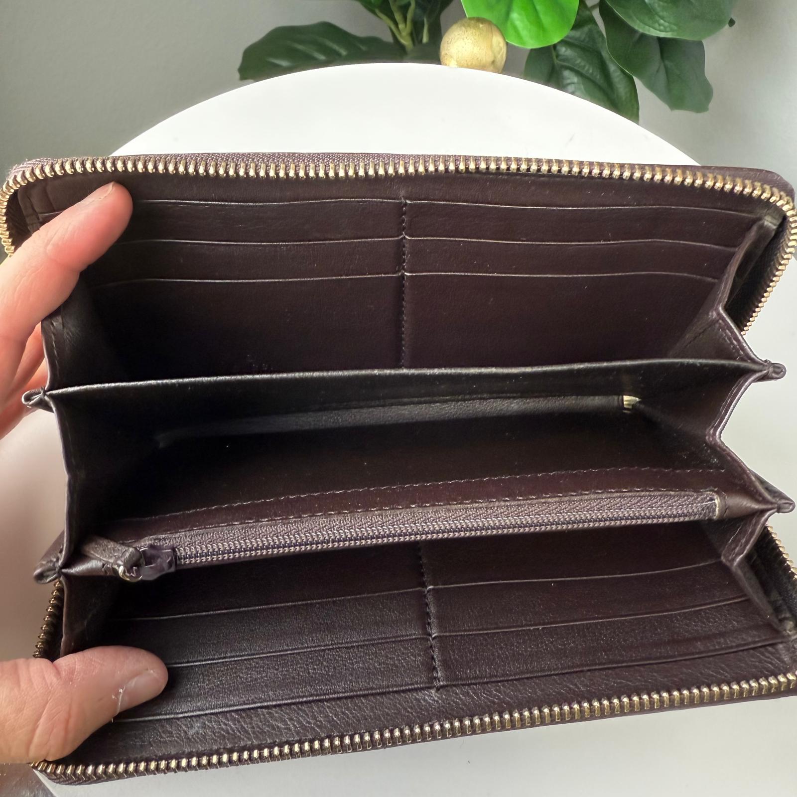 💎Authentic Gucci Guccissima Leather Mayfair Bow Continental Flap Wallet