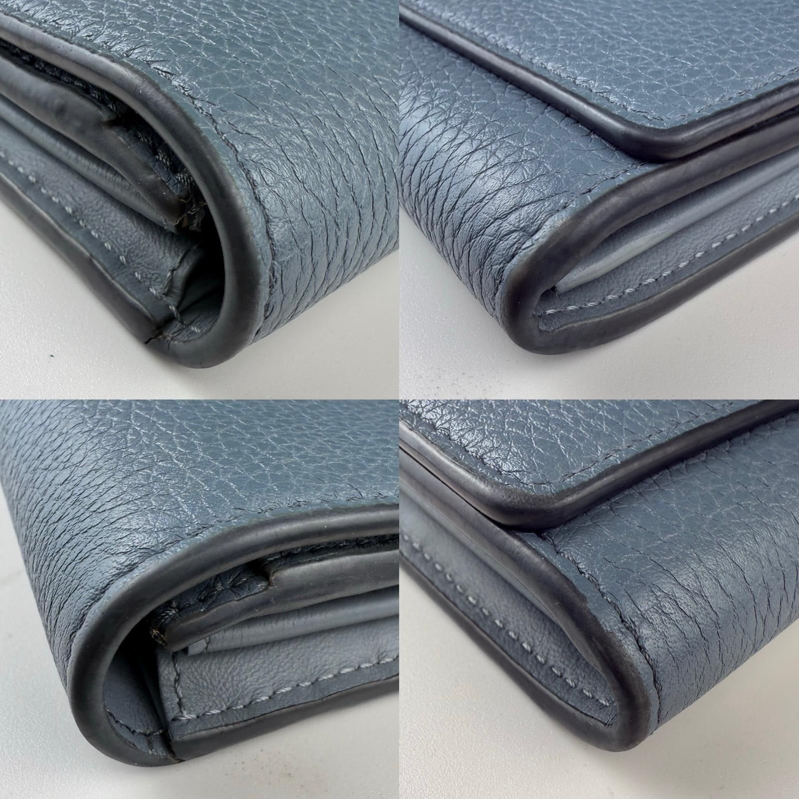 💎✨Authentic Fendi Peekaboo Continental Leather Wallet