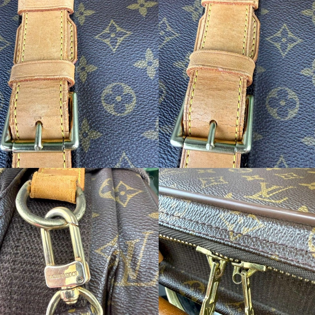 Authentic Louis Vuitton Monogram Canvas Satellite 53 Soft Suitcase