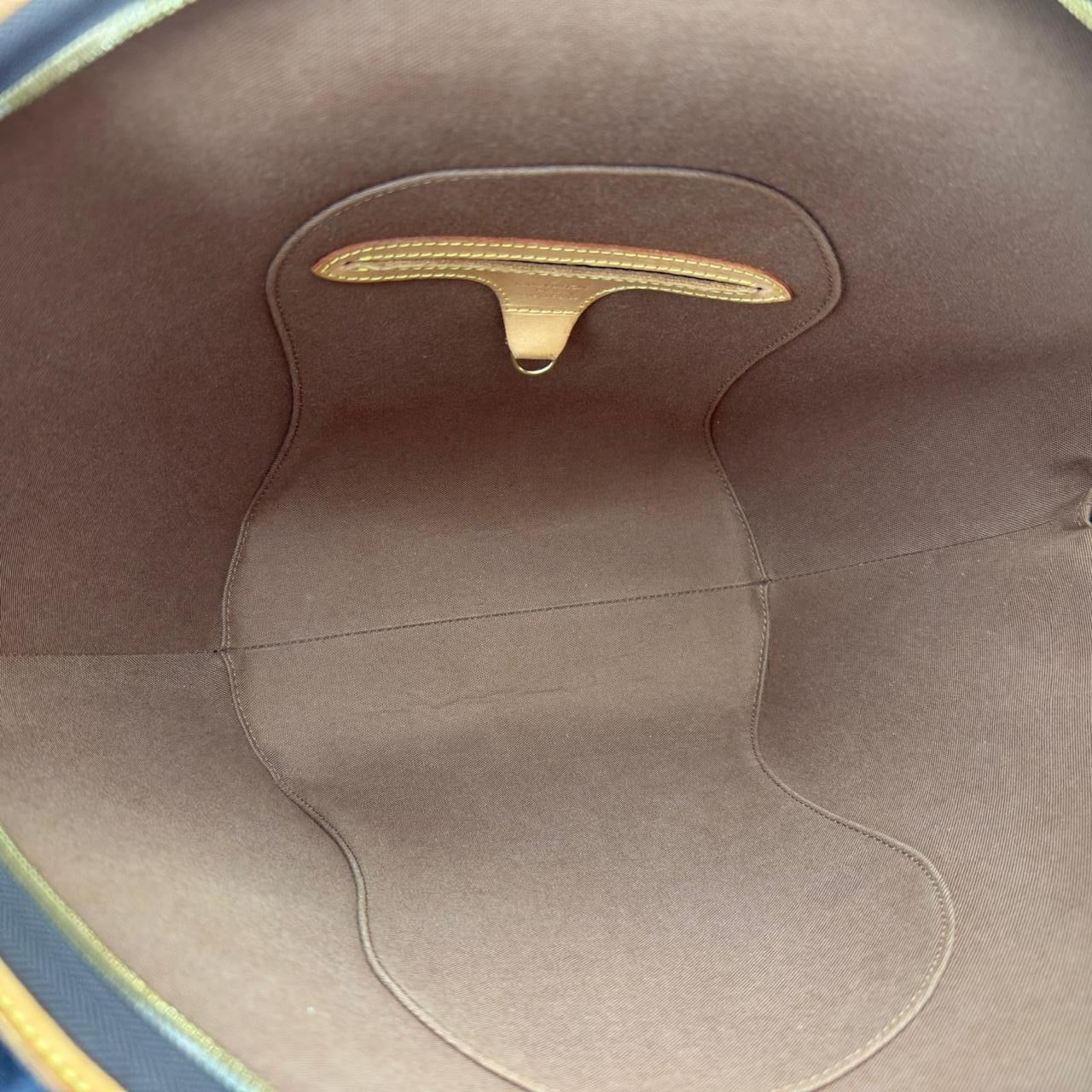 Authentic Louis Vuitton Monogram Ellipse Shopping Shoulder Bag Brown