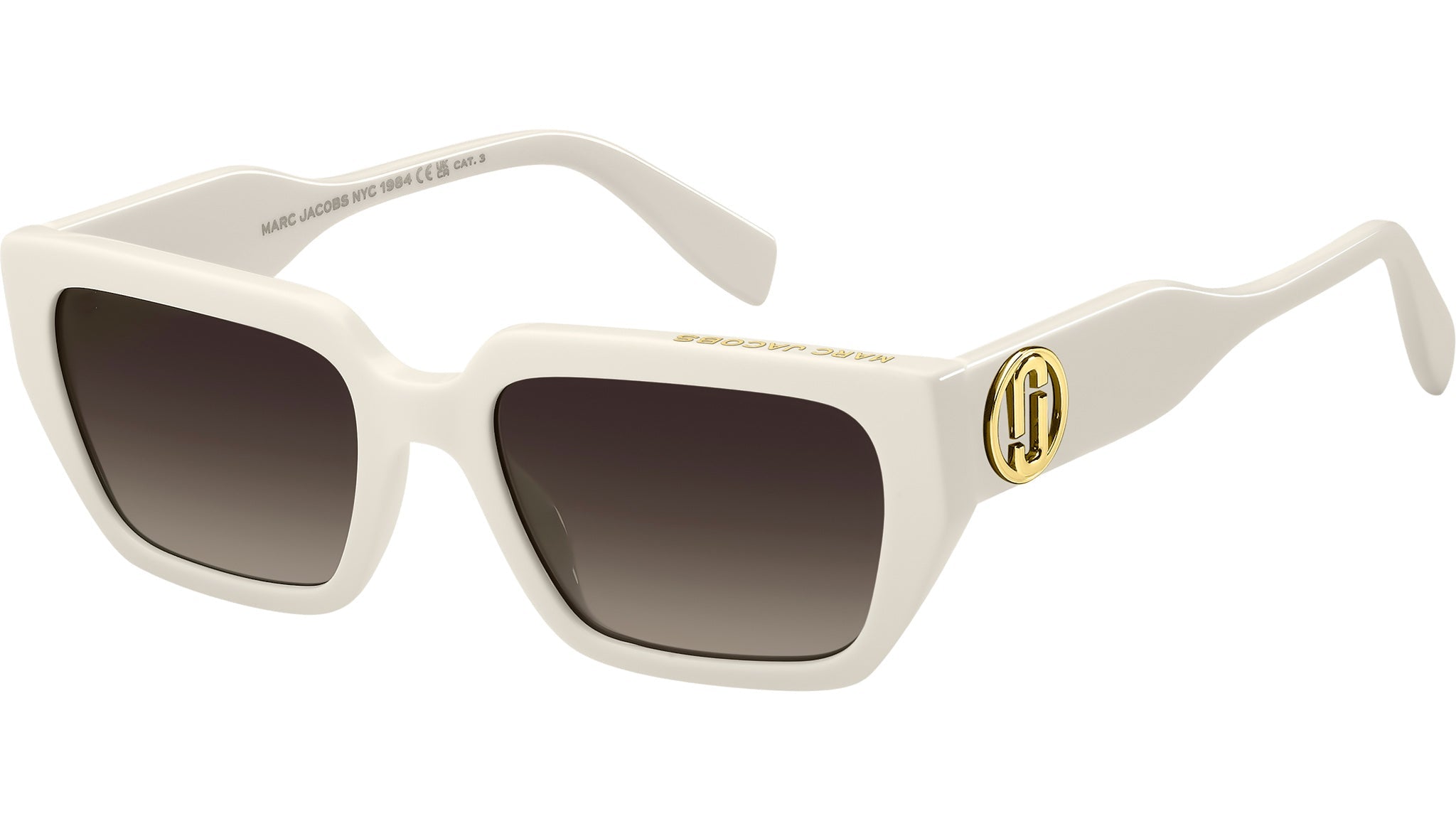 Authentic Marc Jacobs MARC 809/S Ladies Sunglasses Ivory Brown Gradient 54-19-140