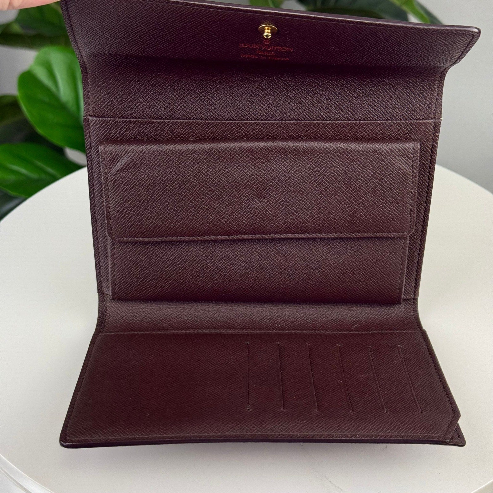 Authentic Louis Vuitton Damier Porte Tresor Etui Papiers Wallet