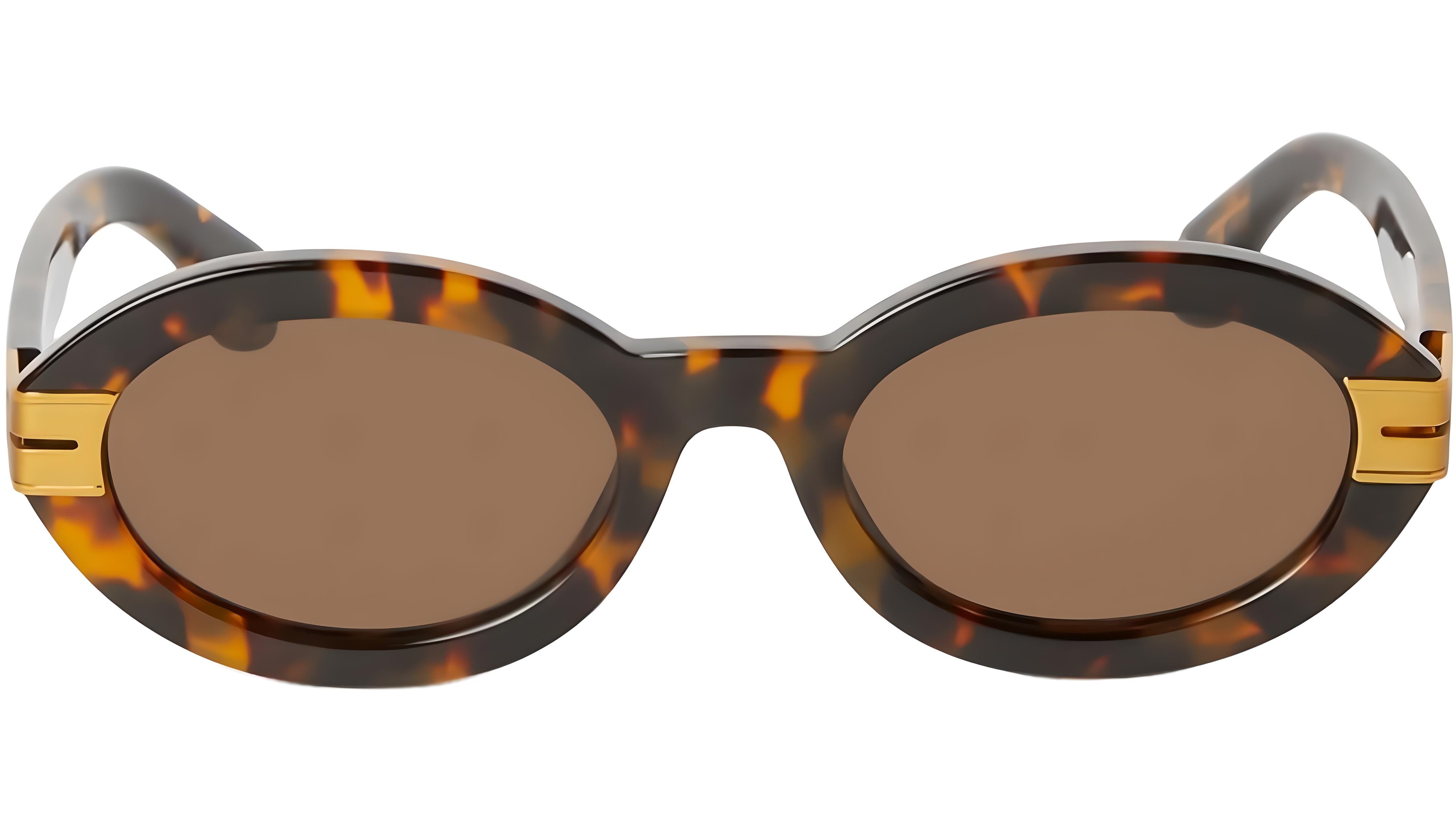 Authentic Palm Angels Harmony Ladies Sunglasses Havana Brown 53-21-140