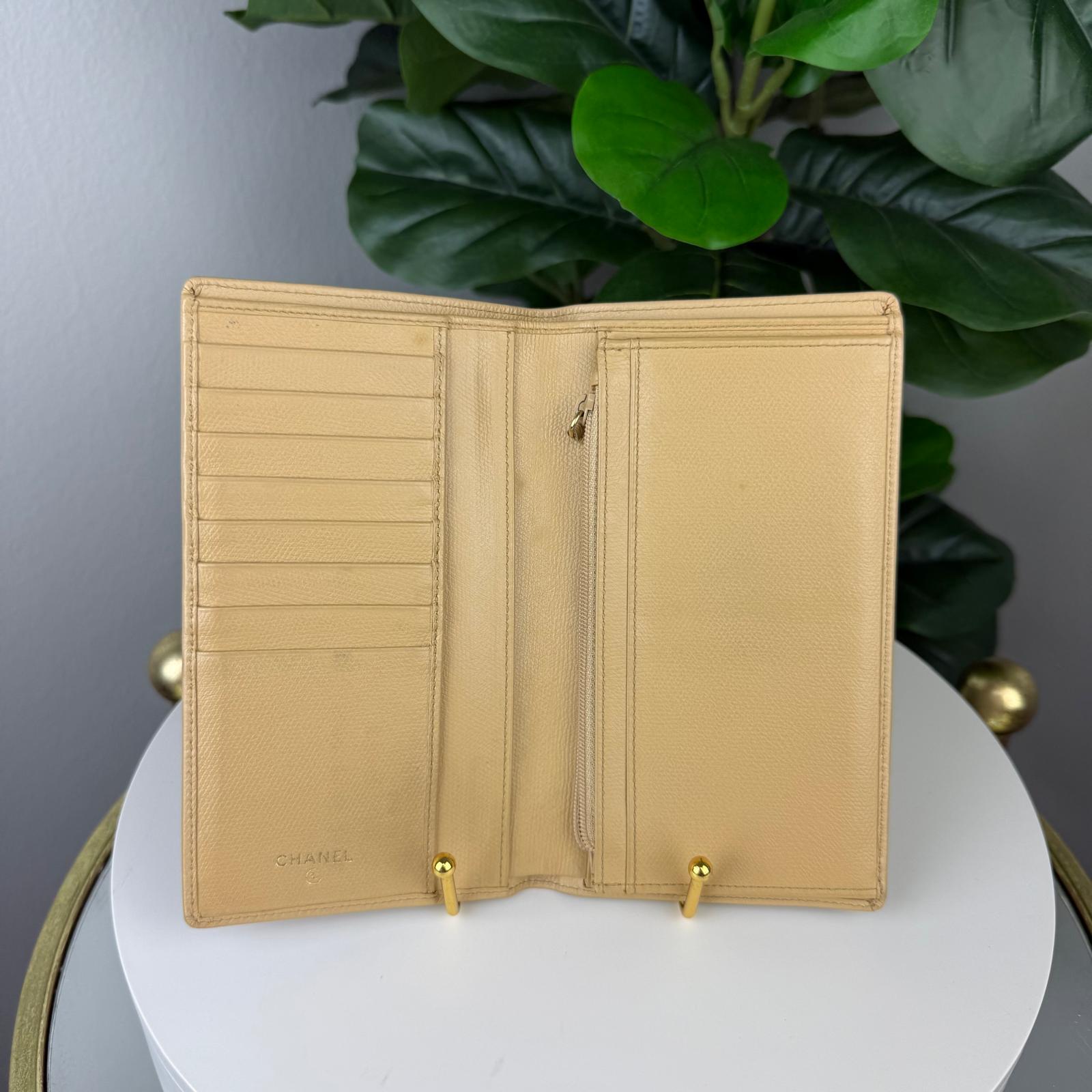 Authentic Chanel Classic Flap Long Wallet