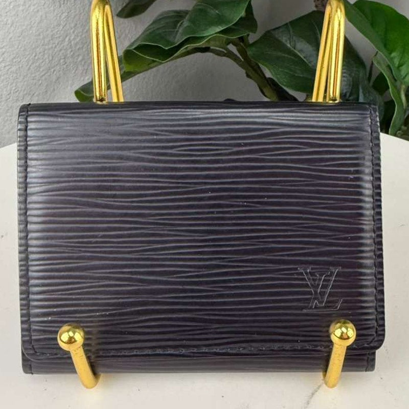 Authentic Louis Vuitton Epi Leather Black Wallet