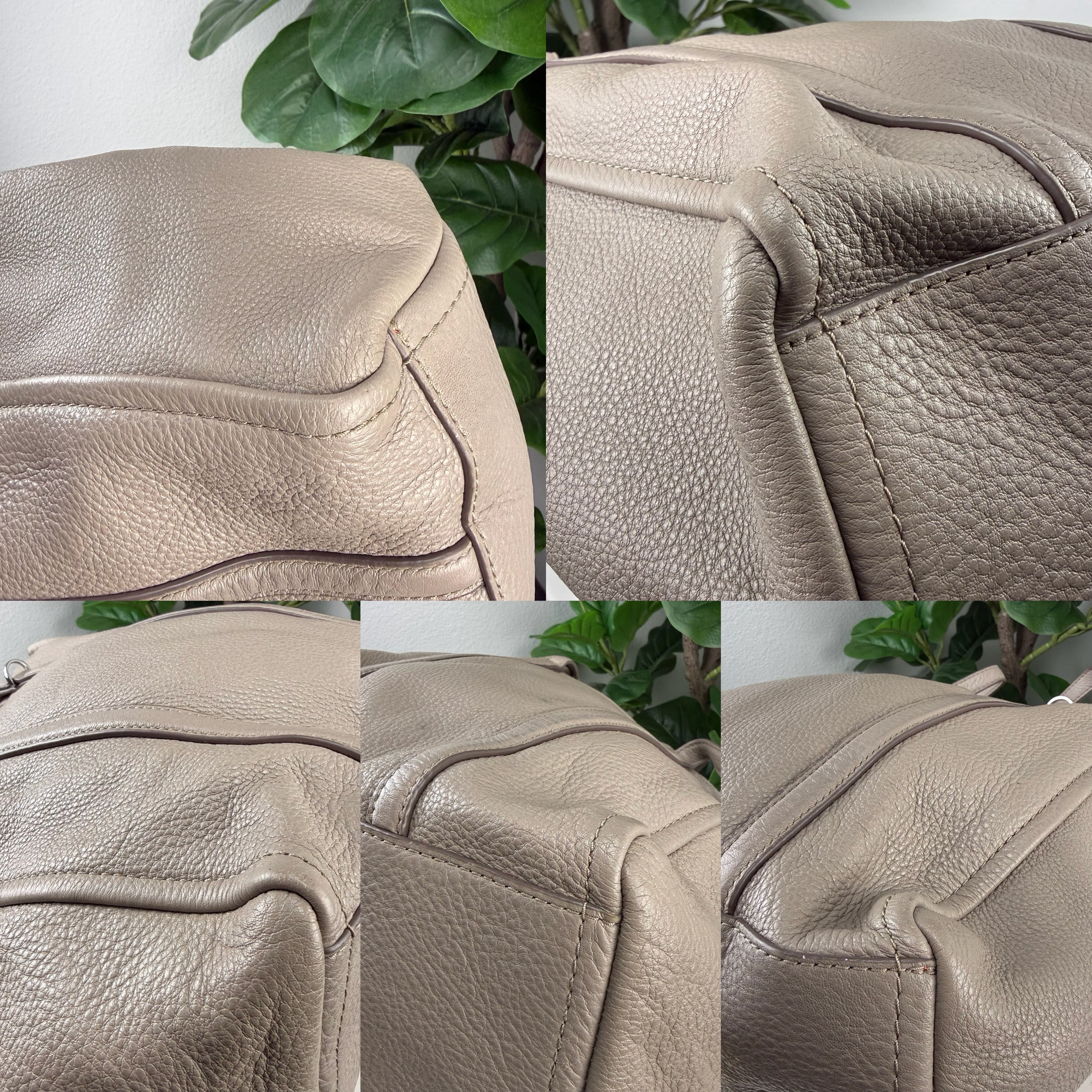 Authentic Marc Jacobs Tag Tote Bag cement leather - Certificate of Authenticity included